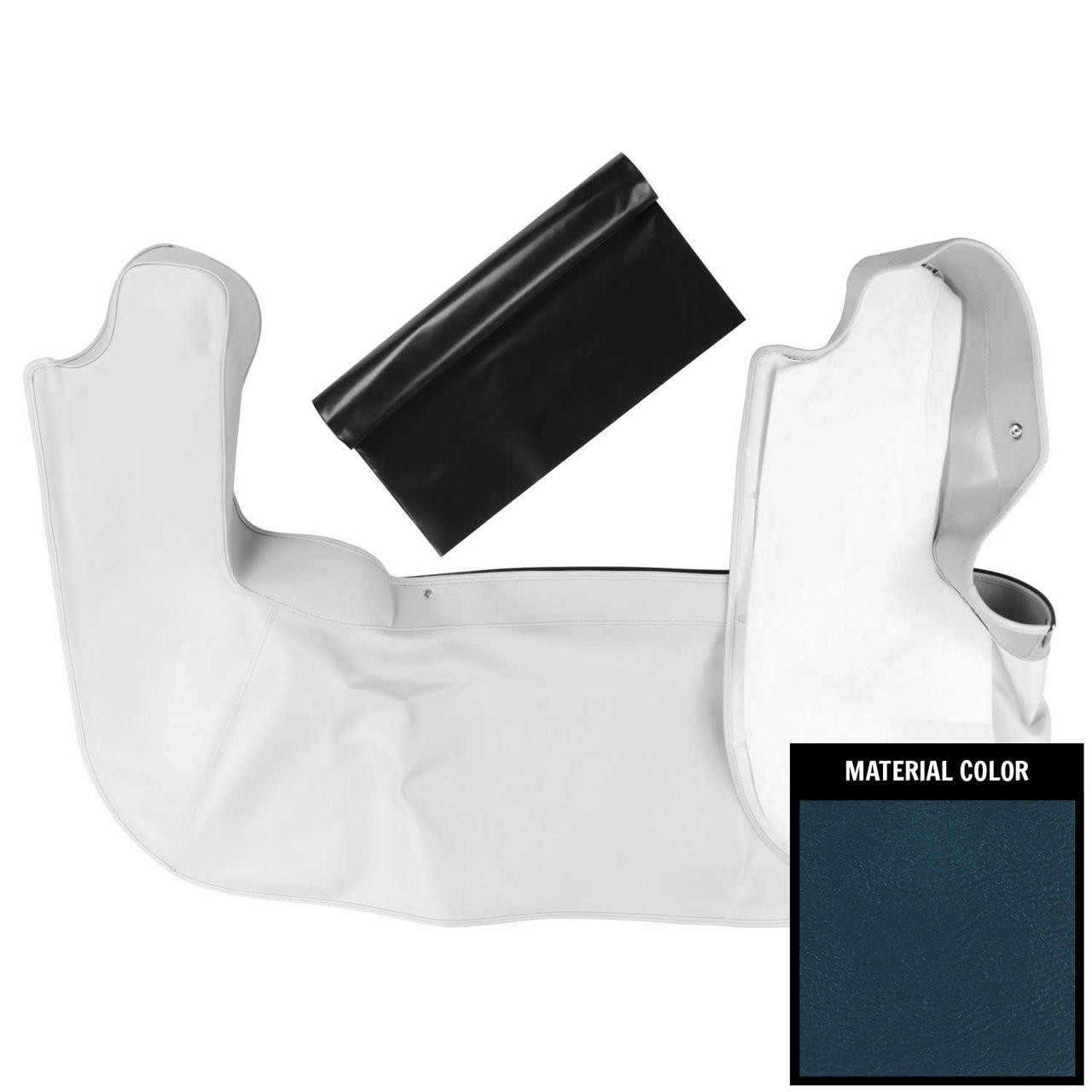 PUI Interiors 1971-1972 Chevelle/1971 Cutlass Dark Blue Convertible Top Boot - 68AT09