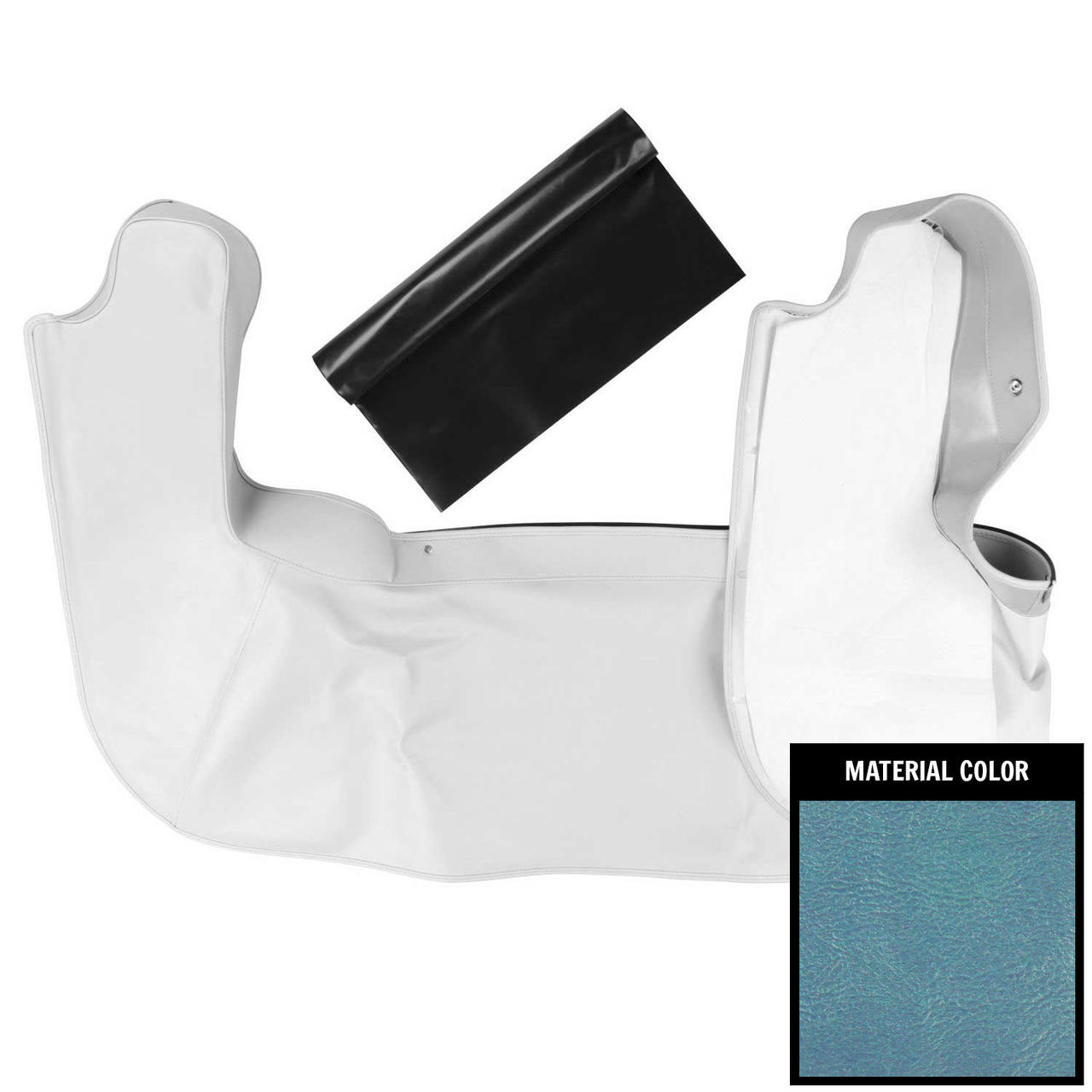 PUI Interiors 1970 Chevrolet Chevelle Light Bright Blue Convertible Top Boot - 68AT14