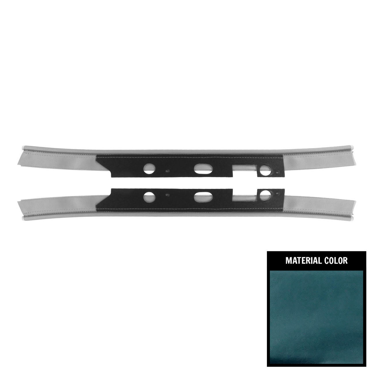 PUI Interiors 1968-1969 Chevelle/Cutlass/GTO/Lemans/Skylark Convertible Dark Blue Windlace - 68AWL15V