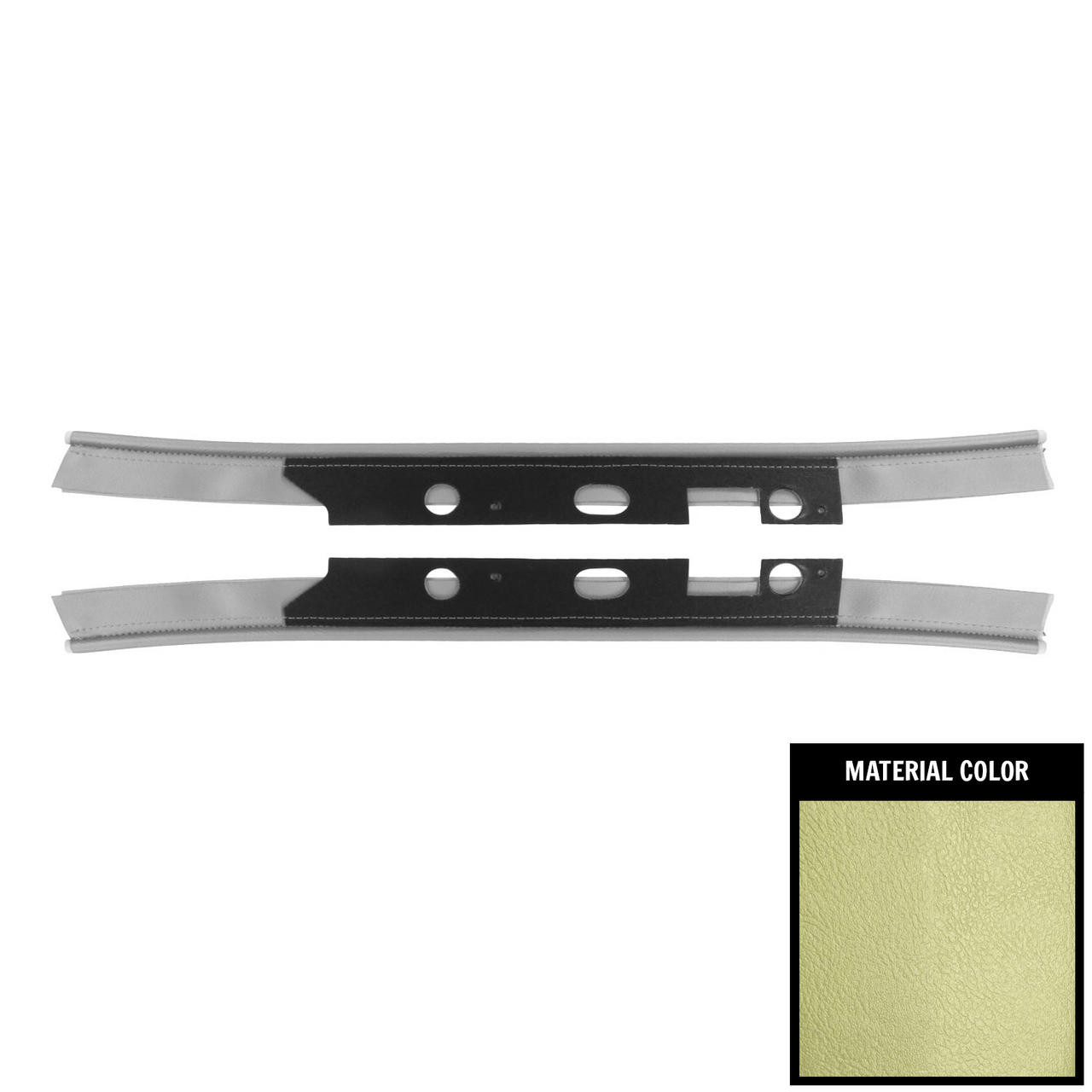 PUI Interiors 1969 Chevelle/Cutlass/GTO/Lemans/Skylark Convertible Light Green Windlace - 68AWL23V