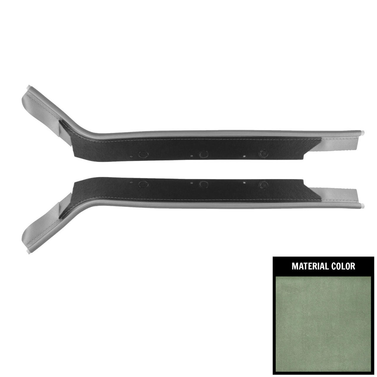 PUI Interiors 1969 Chevelle/Cutlass/GTO/Lemans/Skylark Hardtop Dark Green Windlace - 68AWL24