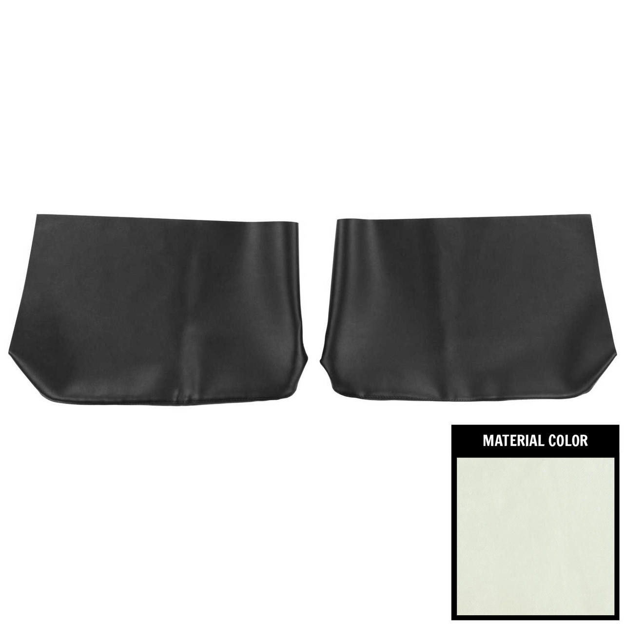 PUI Interiors 1968 Oldsmobile Cutlass Supreme Hardtop Pearl Rear Armrest Covers - 68CR28C