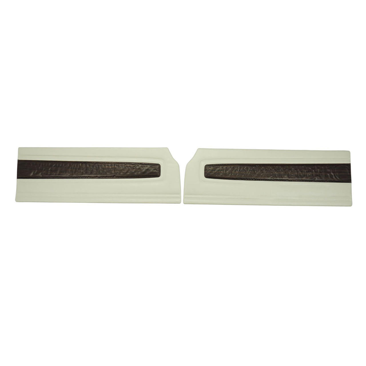 PUI Interiors 1968 Plymouth Sport Satellite/GTX White Front Door Panels - 68KDR37
