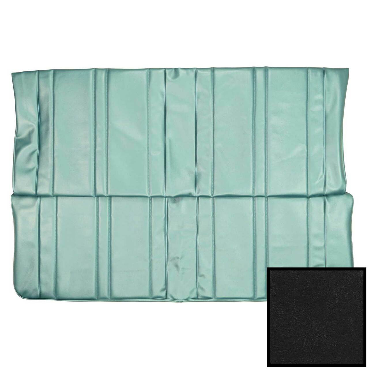 PUI Interiors 1968 Buick Skylark/GS 350 Standard Hardtop Black Rear Bench Seat Cover - 68USS10C
