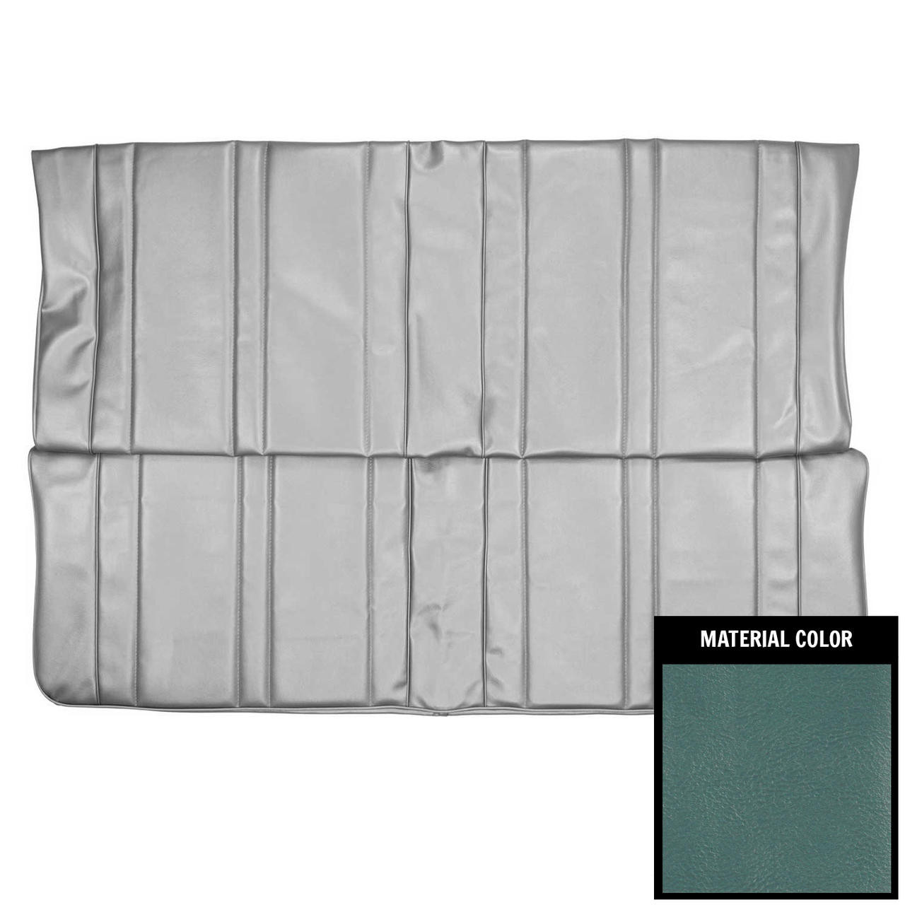 PUI Interiors 1968 Buick Skylark/GS 350 Standard Hardtop Light Blue Rear Bench Seat Cover - 68USS12C