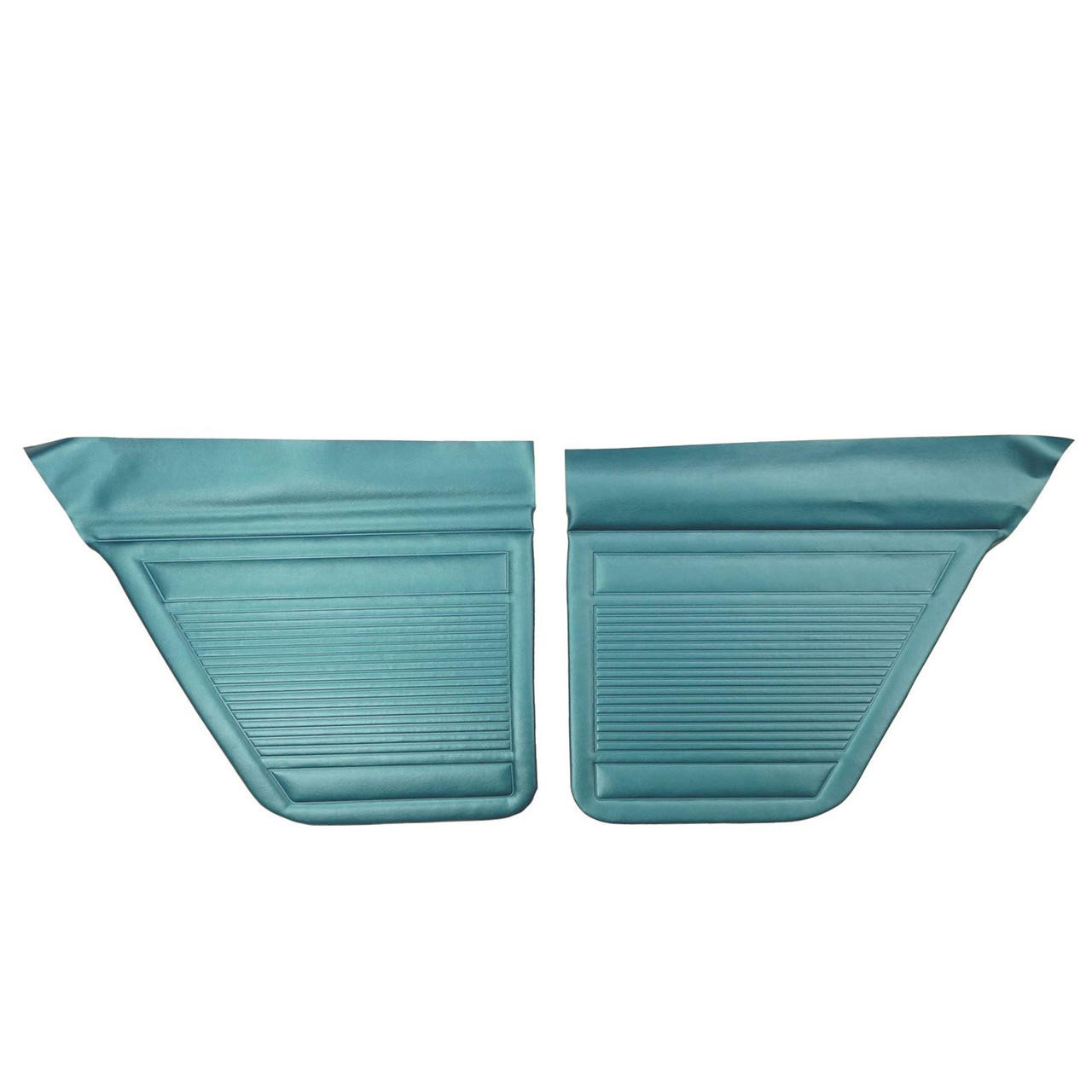 PUI Interiors 1968-1970 Chevrolet Nova 4 Door Medium Blue Rear Door Panels - 68XD4D17R
