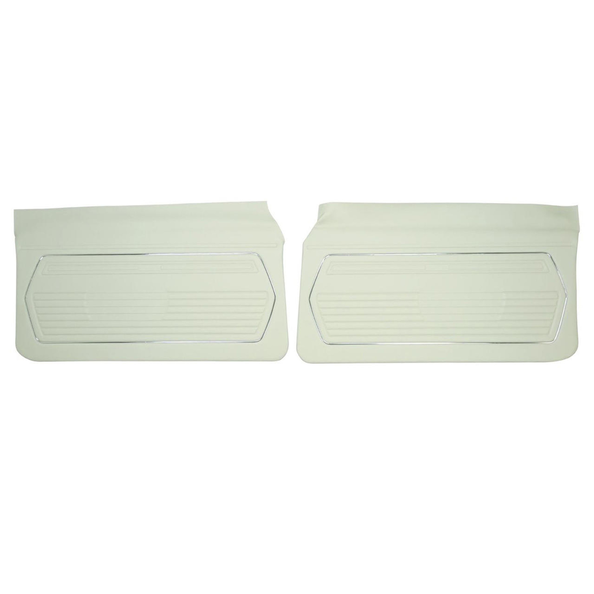 PUI Interiors 1969 Chevrolet Camaro Platinum Edition Standard White Front Door Panels - 69FD37