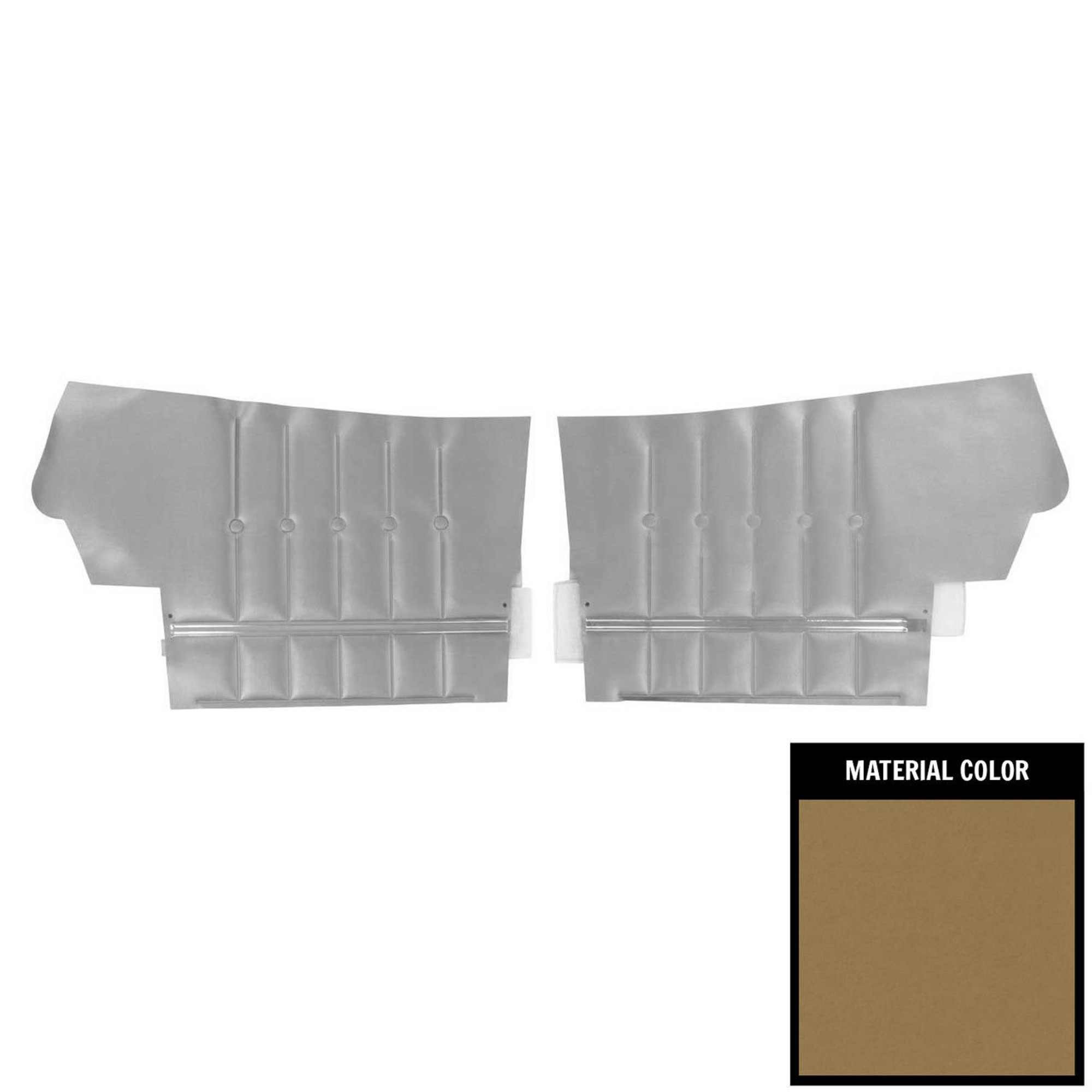 PUI Interiors 1969 Pontiac Lemans Custom Convertible Rear Door Panels - 69GDLC35V