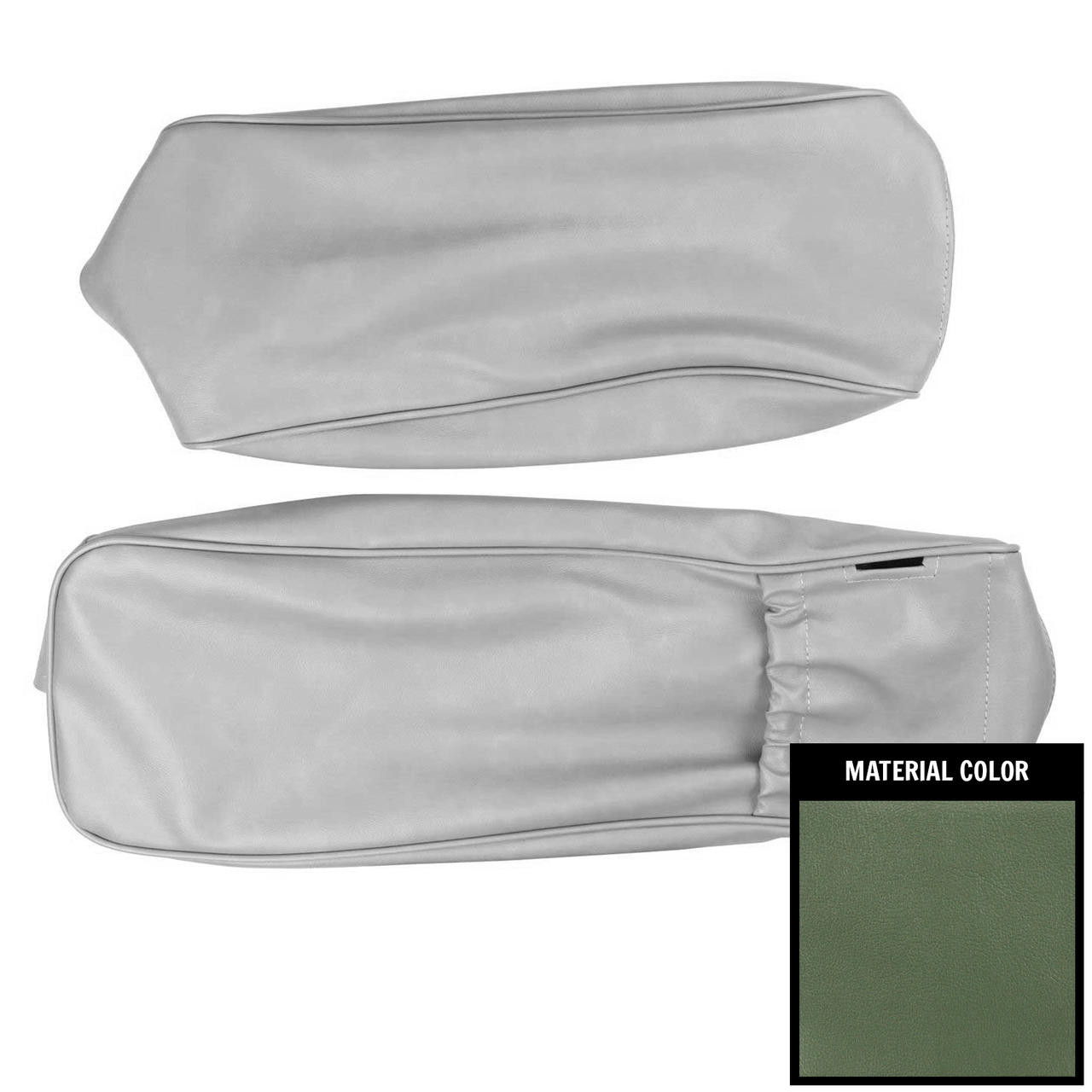 PUI Interiors 1969 Roadrunner/Charger/Coronet/Satellite Dark Green Center Armrest Cover - 69KR104