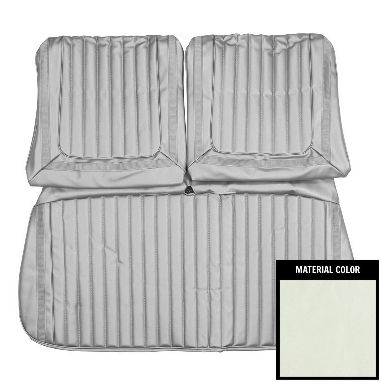 PUI Interiors 1969 Buick Skylark/GS Custom Pearl Front Bench Seat W/O Armrest Cover - 69US28B