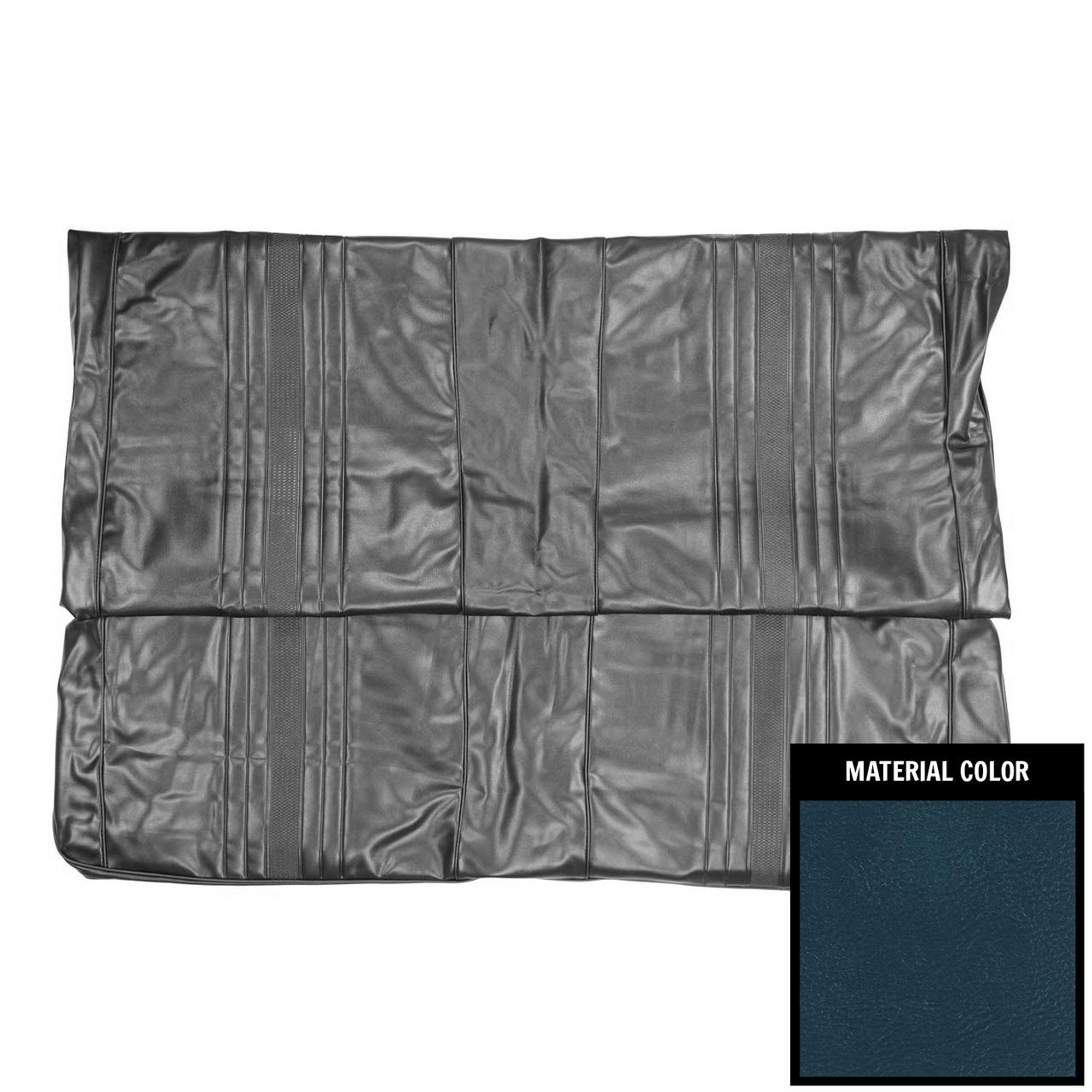 PUI Interiors 1969-1971 Chevrolet Nova SS/Custom Hardtop Dark Blue Rear Bench Cover - 69XS16C