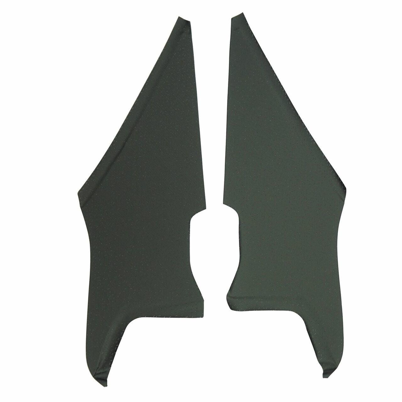 PUI Interiors 1970-1972 Chevrolet Chevelle Black Perforated Earmuff Boards - 70AHB100B