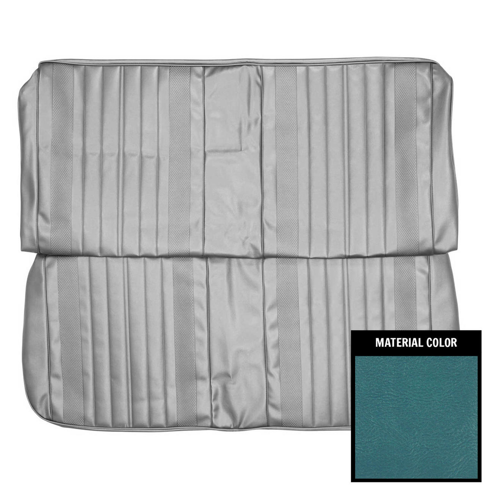 PUI Interiors 1970 Chevrolet Chevelle/Malibu 4-Door Bright Blue Front Bench Seat Cover - 70AS4D14B