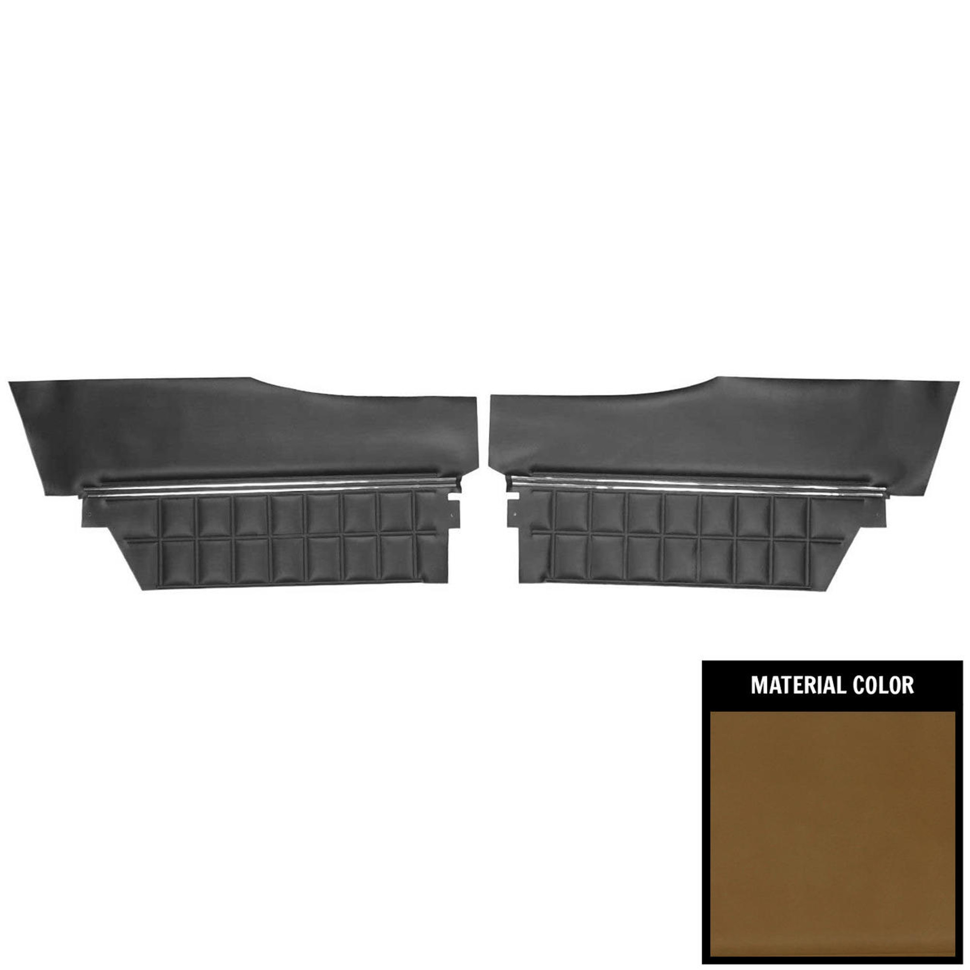 PUI Interiors 1970 Chevrolet Impala Hardtop Saddle Rear Door Panels - 70BDN36C