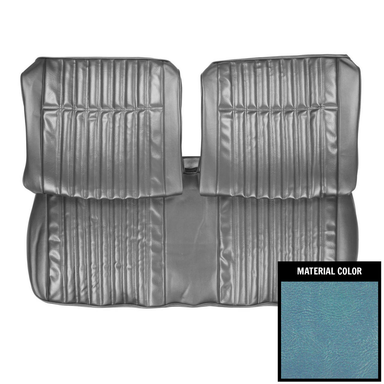 PUI Interiors 1970 Chevrolet Impala Bright Blue Front Bench Seat Cover - 70BSN14B