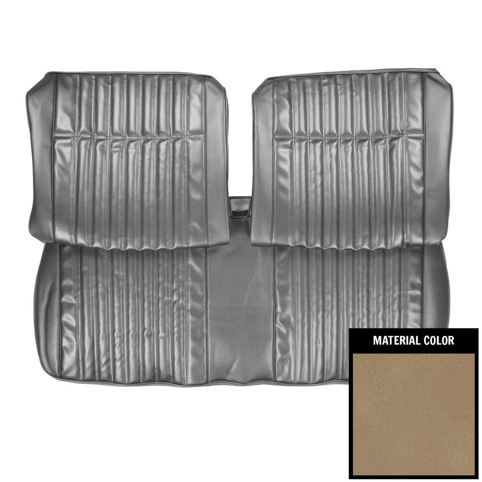 PUI Interiors 1970 Chevrolet Impala Sandalwood Front Bench Seat Cover - 70BSN41B