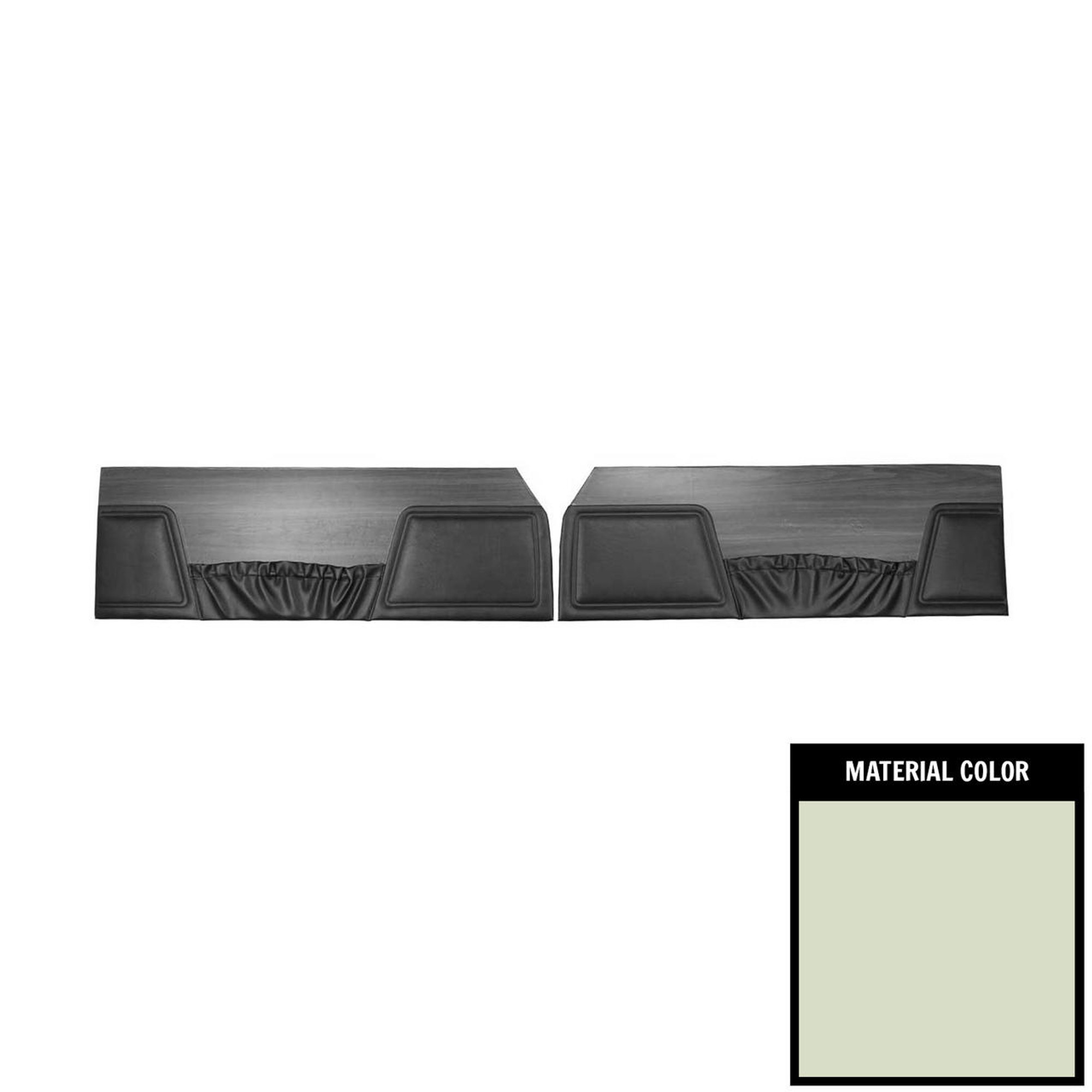 PUI Interiors 1970 Dodge Coronet 440/Superbee White Front Door Panels - 70KDHD37