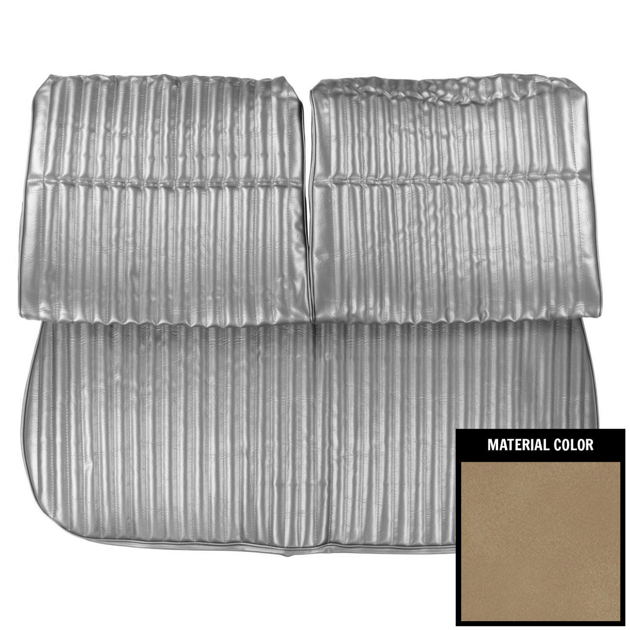 PUI Interiors 1970 Chevrolet Monte Carlo Sandalwood Front Bench Seat Cover - 70MS41B