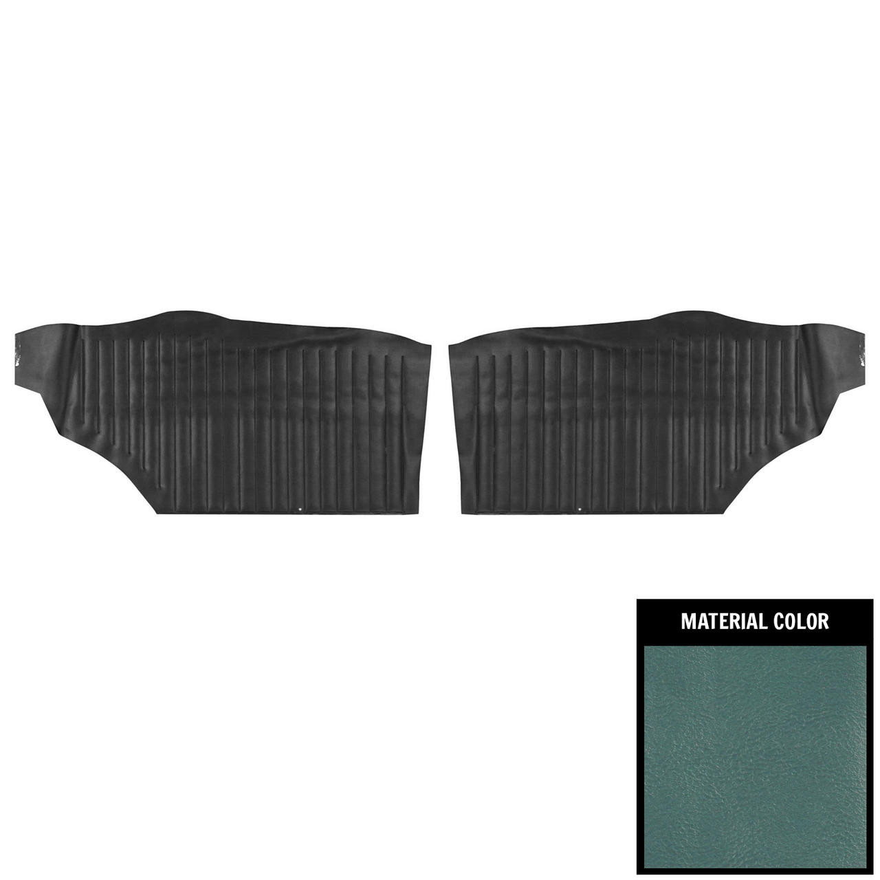 PUI Interiors 1970 Buick Skylark Hardtop Standard Light Blue Rear Door Panels - 70UD12-2C