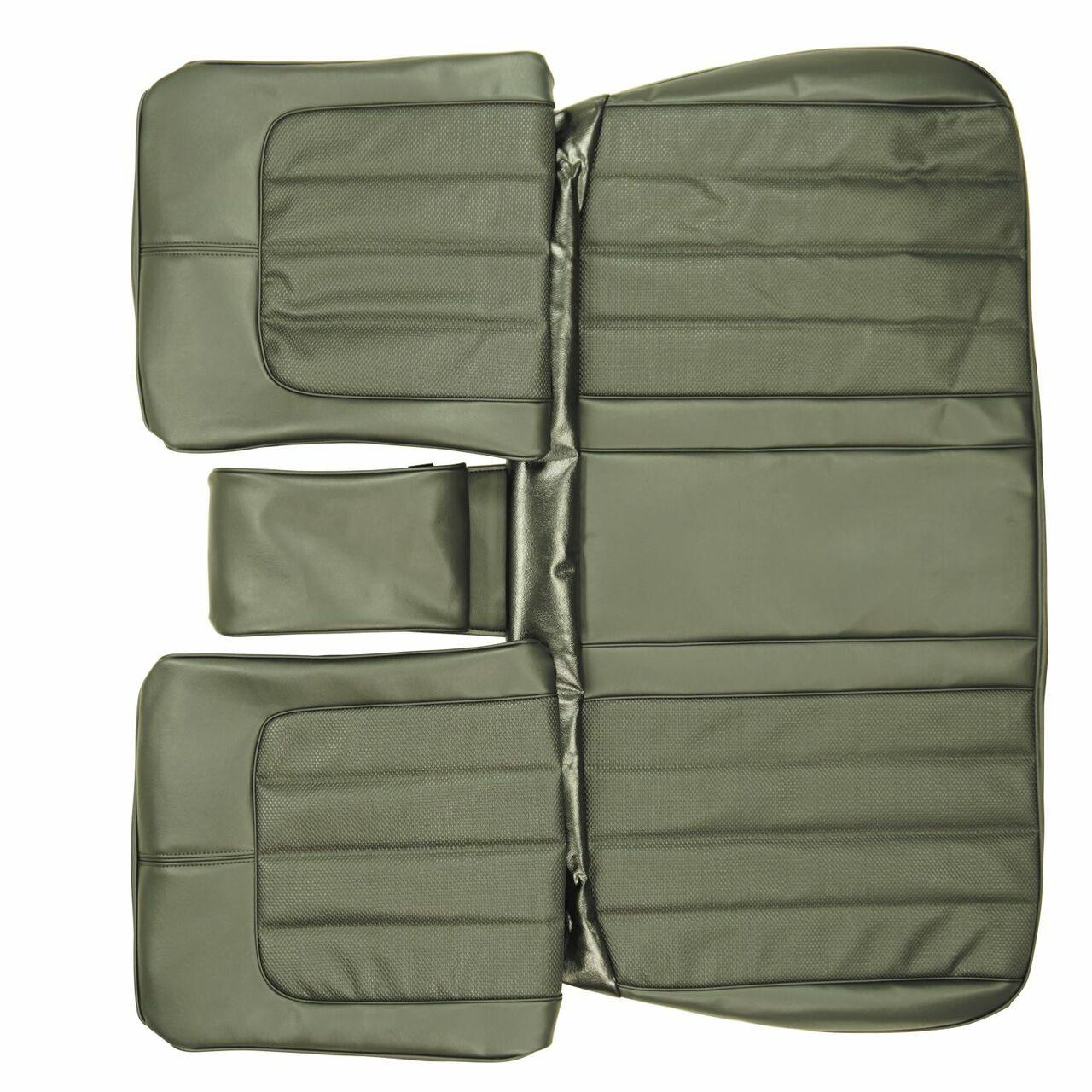 PUI Interiors 1970 Buick Skylark Black Front Bench Seat W/Armrest Seat Cover - 70US10B1