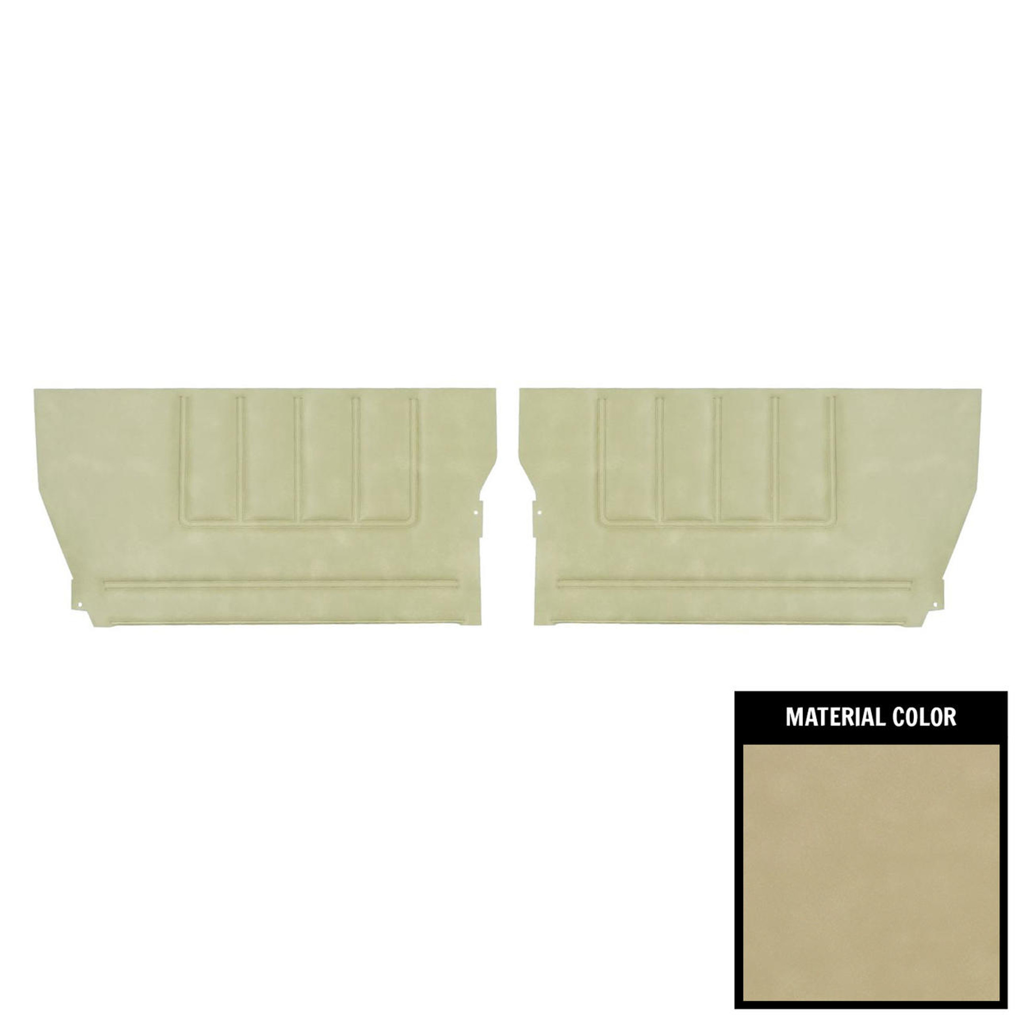PUI Interiors 1971-1972 Chevrolet Convertible Impala Covert Rear Door Panels - 71BD29V
