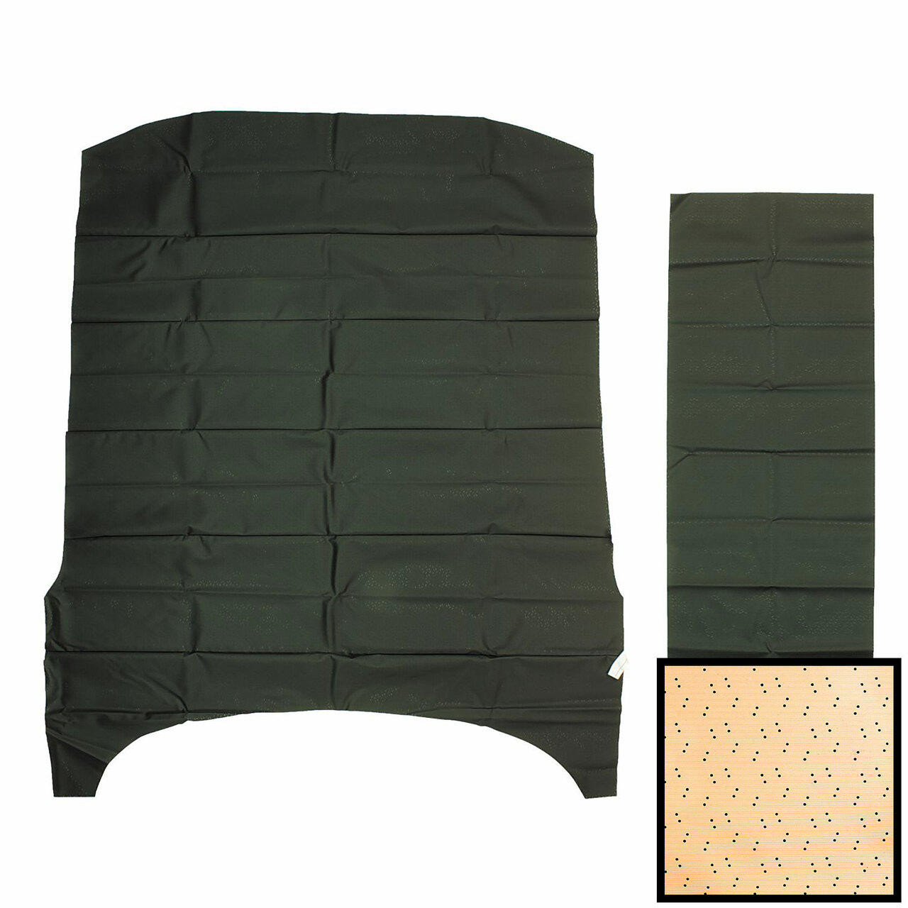 PUI Interiors 1971-1972 Chevrolet Impala Hardtop White Perforated Headliner - 71BH101B