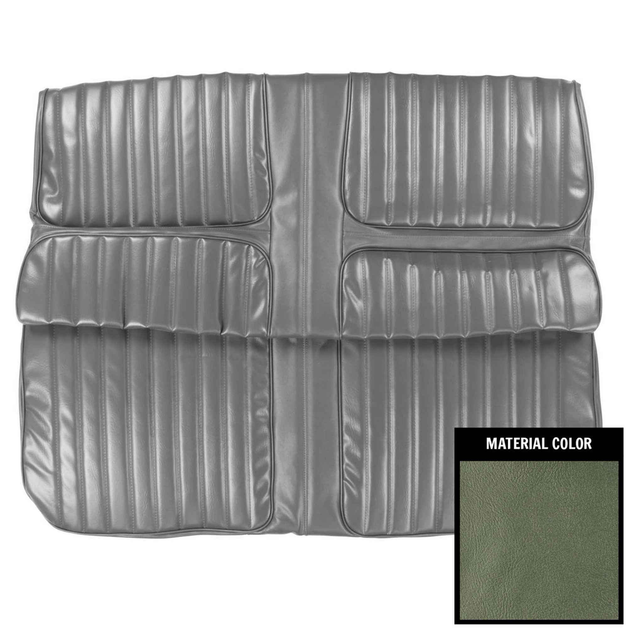 PUI Interiors 1971-1972 Cutlass Supreme Convertible Jade Green Rear Bench Seat Cover - 71CS19V1