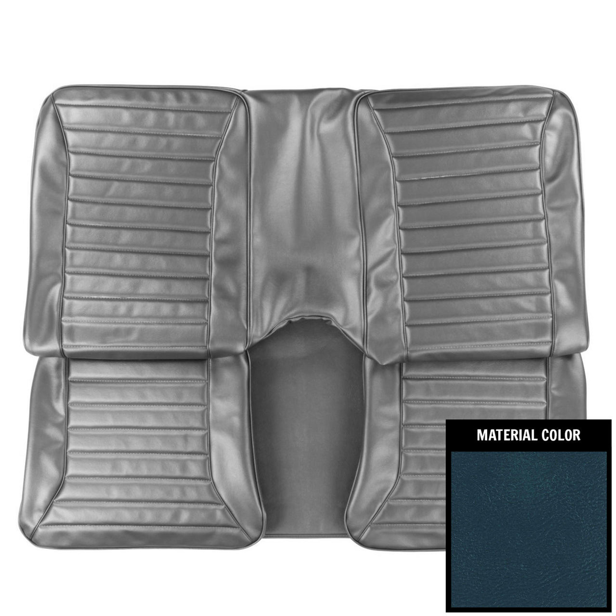 PUI Interiors 1971-75 Pontiac Firebird Hardtop Standard Blue Rear Bench Seat Cover - 71ES09C