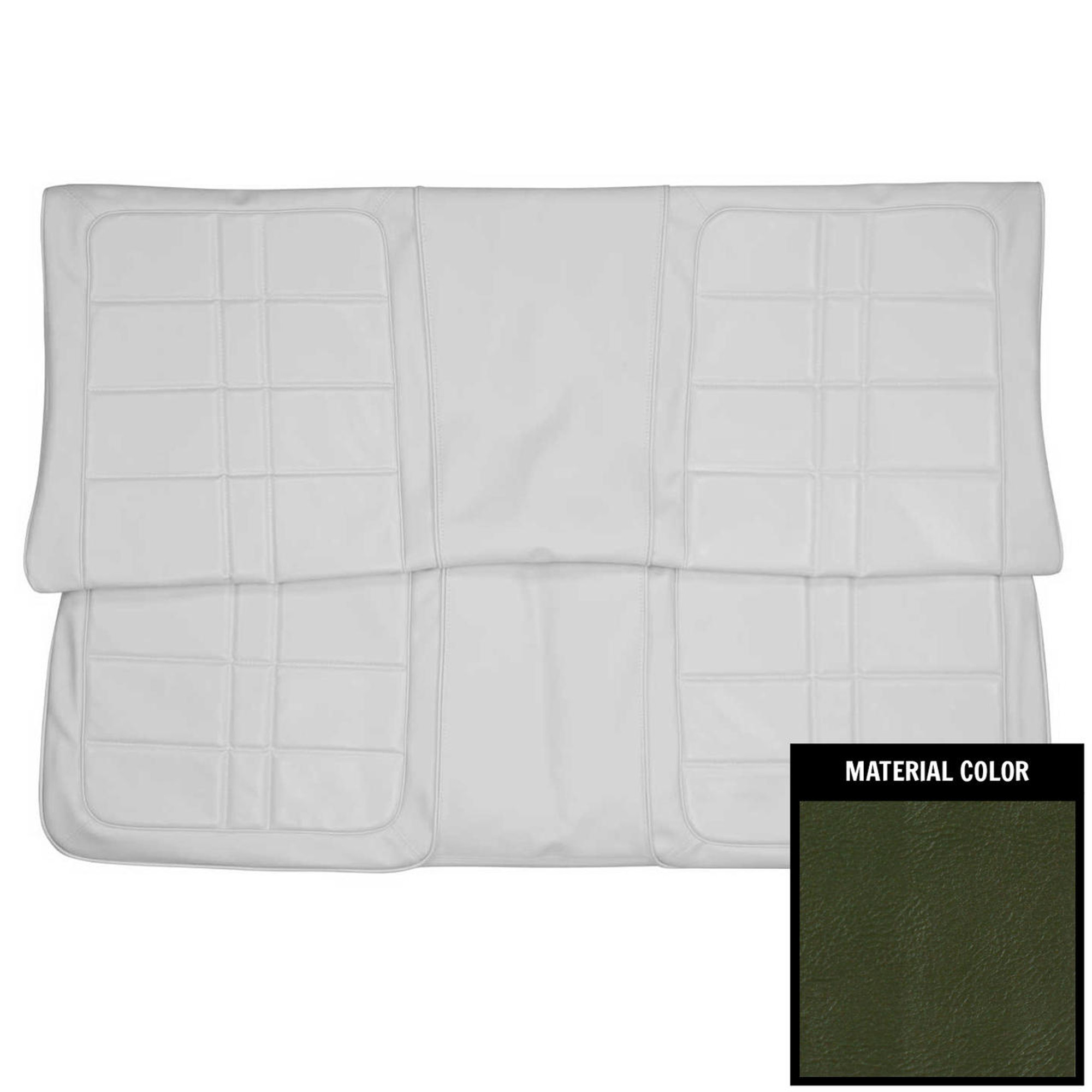 PUI Interiors 1971 Plymouth Duster/Demon/340 Hardtop Burnt Orange Rear Bench Seat Cover - 71KSD708C