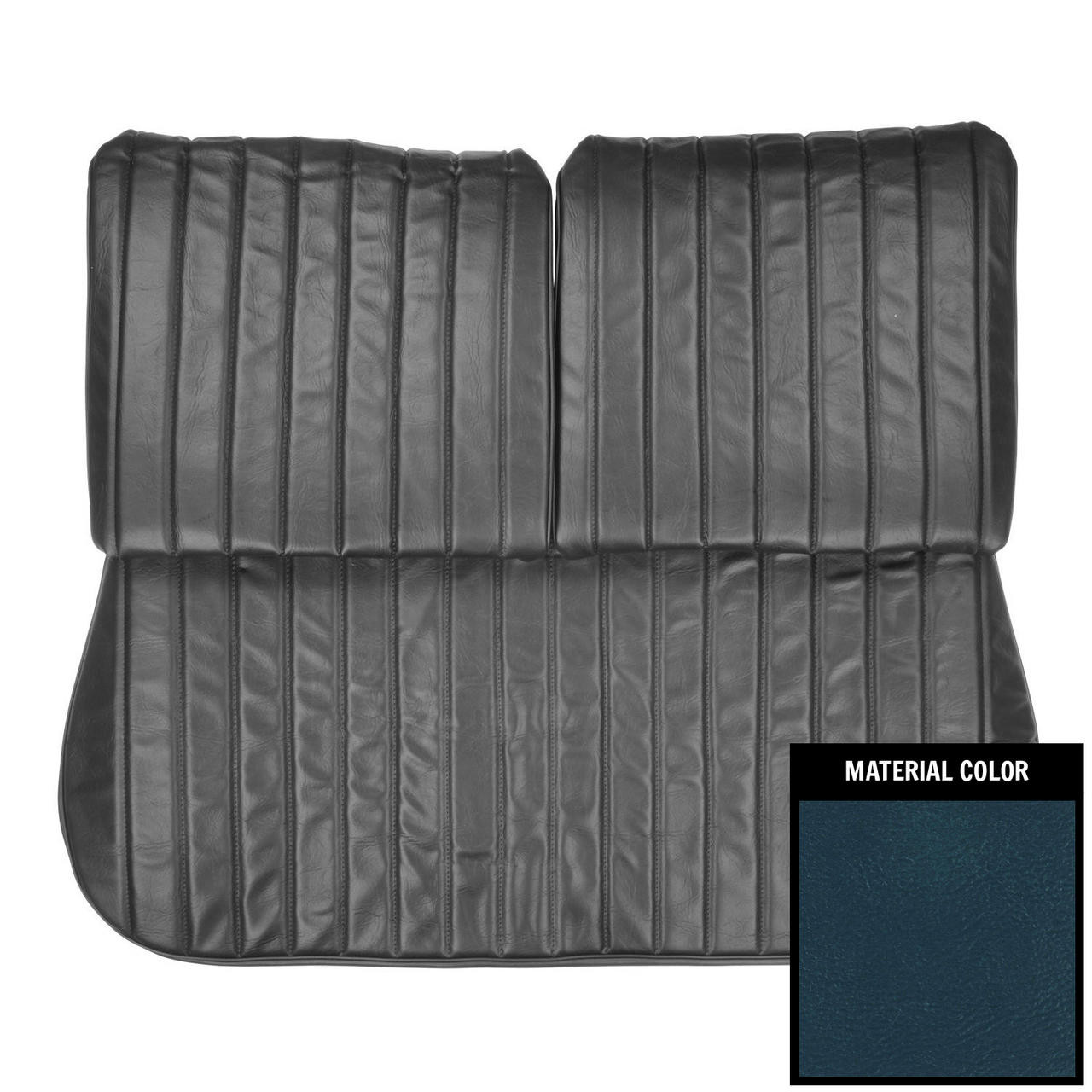 PUI Interiors 1971-1972 Chevrolet Monte Carlo Blue Front Bench Seat Cover - 71MS09B