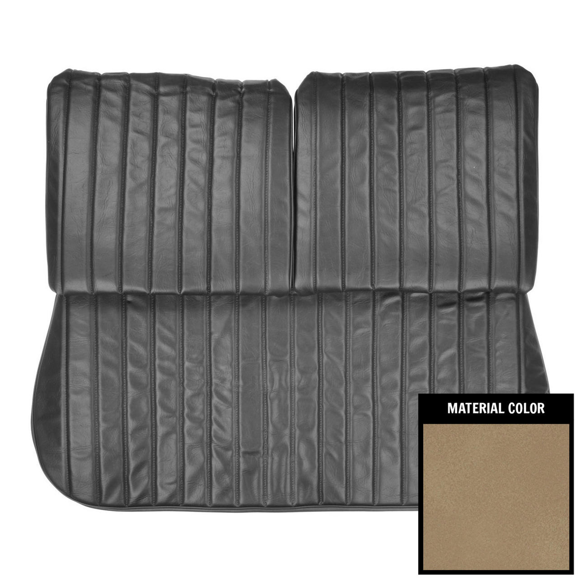 PUI Interiors 1971-1972 Chevrolet Monte Carlo Sandalwood Front Bench Seat Cover - 71MS41B