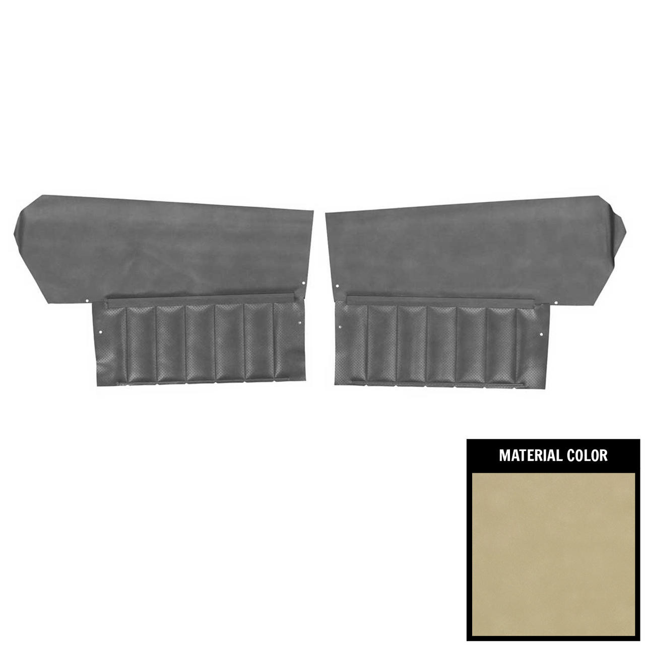PUI Interiors 1971-1972 Buick Skylark/GS/350/Custom Convertible Covert Rear Door Panels - 71UD29V