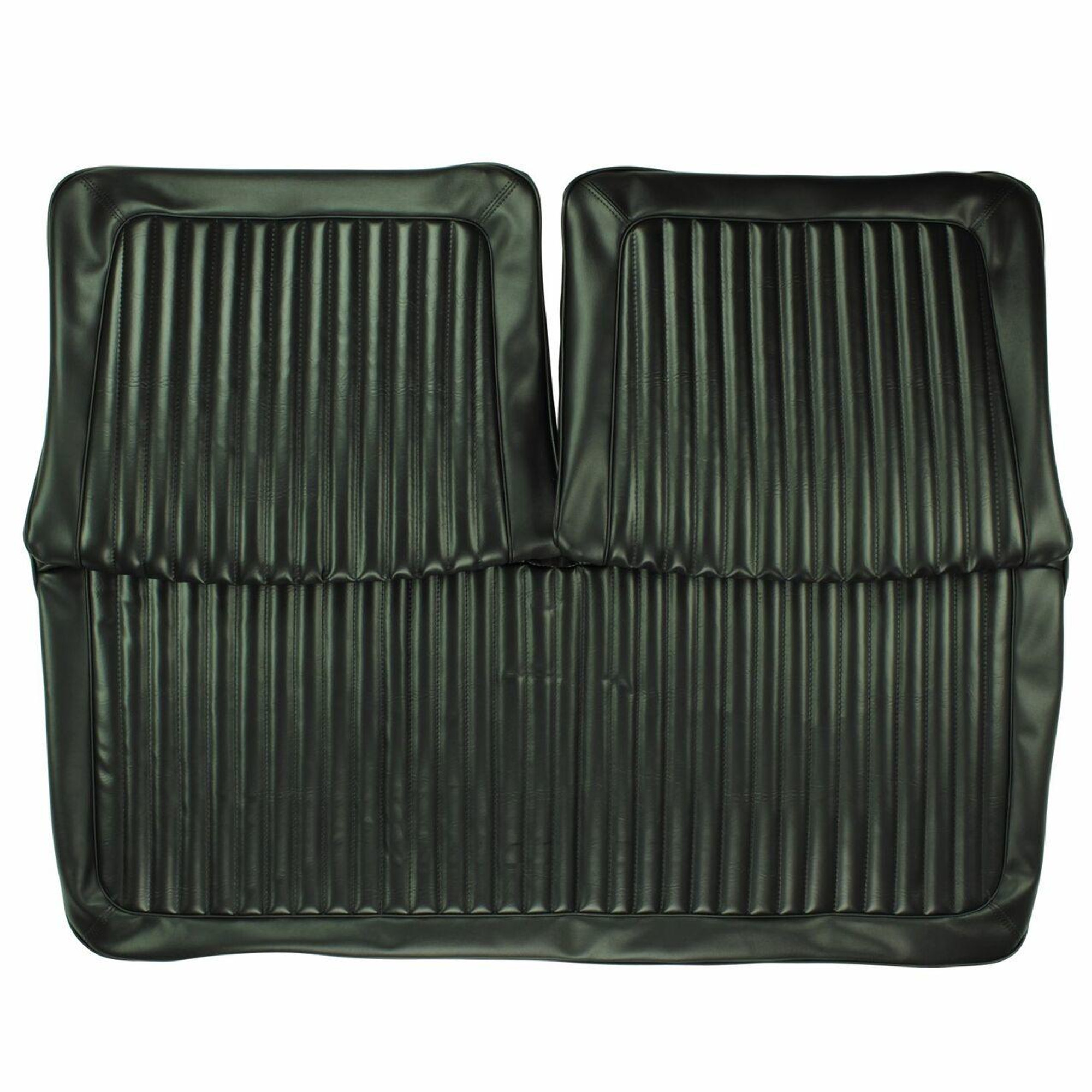 PUI Interiors 1973 Plymouth Duster/Dart Sport Black Front Bench Seat Cover - 73KSD10B