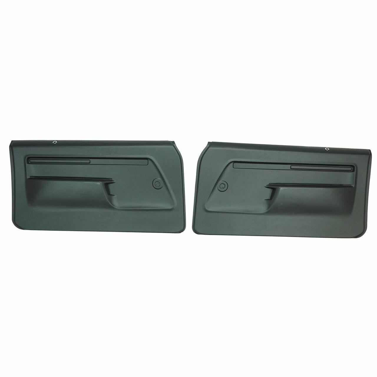 PUI Interiors 1973-1974 Nova/Ventura Black Front Door Panel - (73XD10)