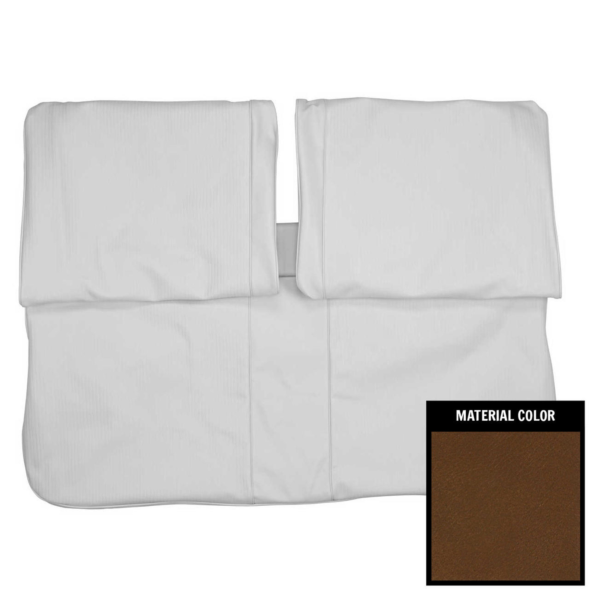 PUI Interiors 1975 Chevrolet Nova 2-Door Sedan Standard Dark Saddle Front Bench Seat Cover - 75XS42B