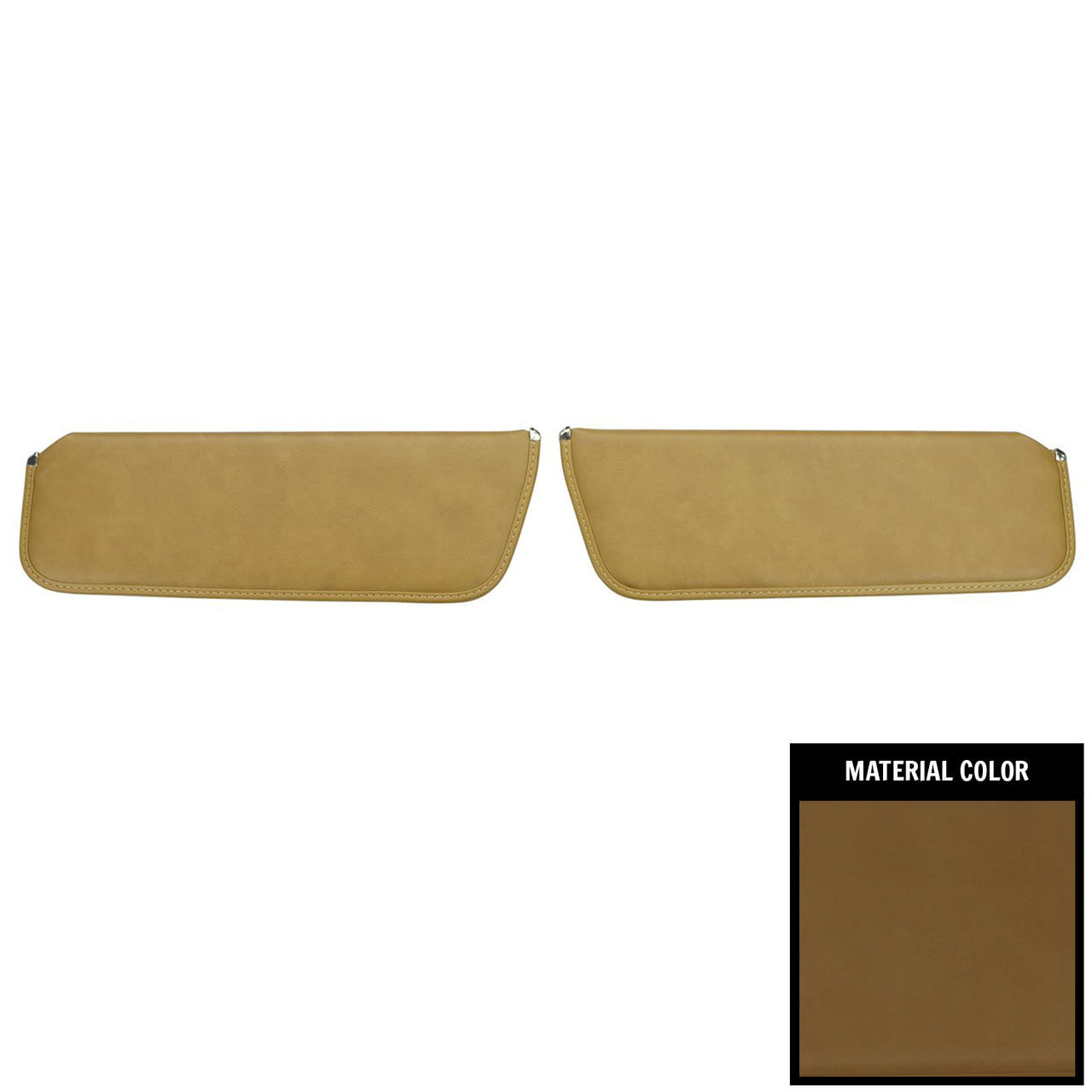 PUI Interiors 1975-1979 Chevrolet Nova Saddle Sun Visors - 75XV36