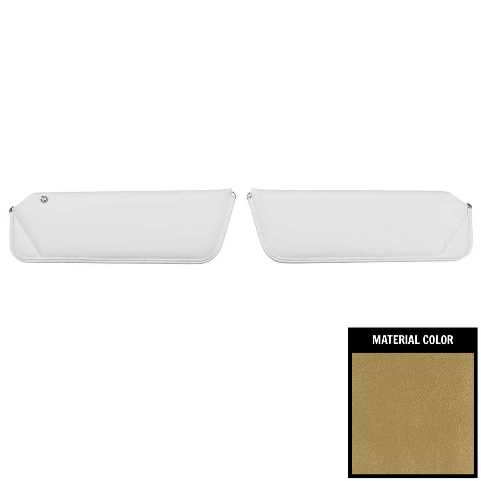 PUI Interiors 1977-1981 Camaro/Firebird Saddle Sun Visors - 77FV36