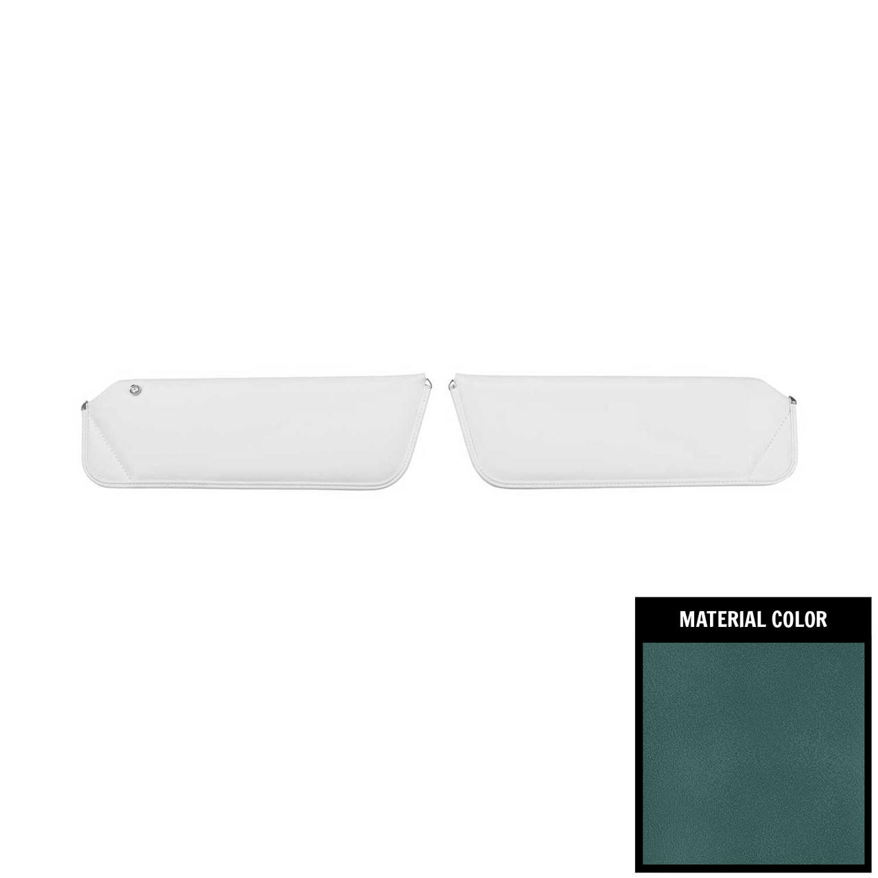 PUI Interiors 1977-1981 Camaro/Firebird Light Blue Sun Visors - 77FV90