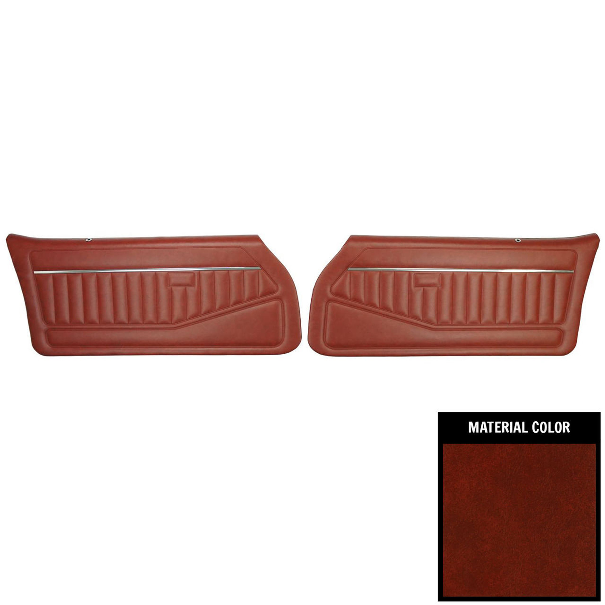 PUI Interiors 1978-79 Camaro/1978-81 Firebird Standard Pre-Assembled Firthrn Front Door Panels - 78FD45-P