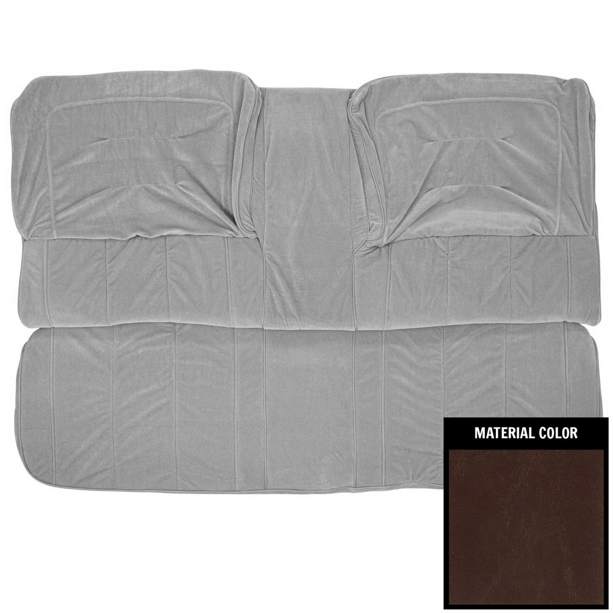 PUI Interiors 1981-1987 Buick Regal Limited Hardtop Maroon Rear Bench Seat Cover - 81US01C