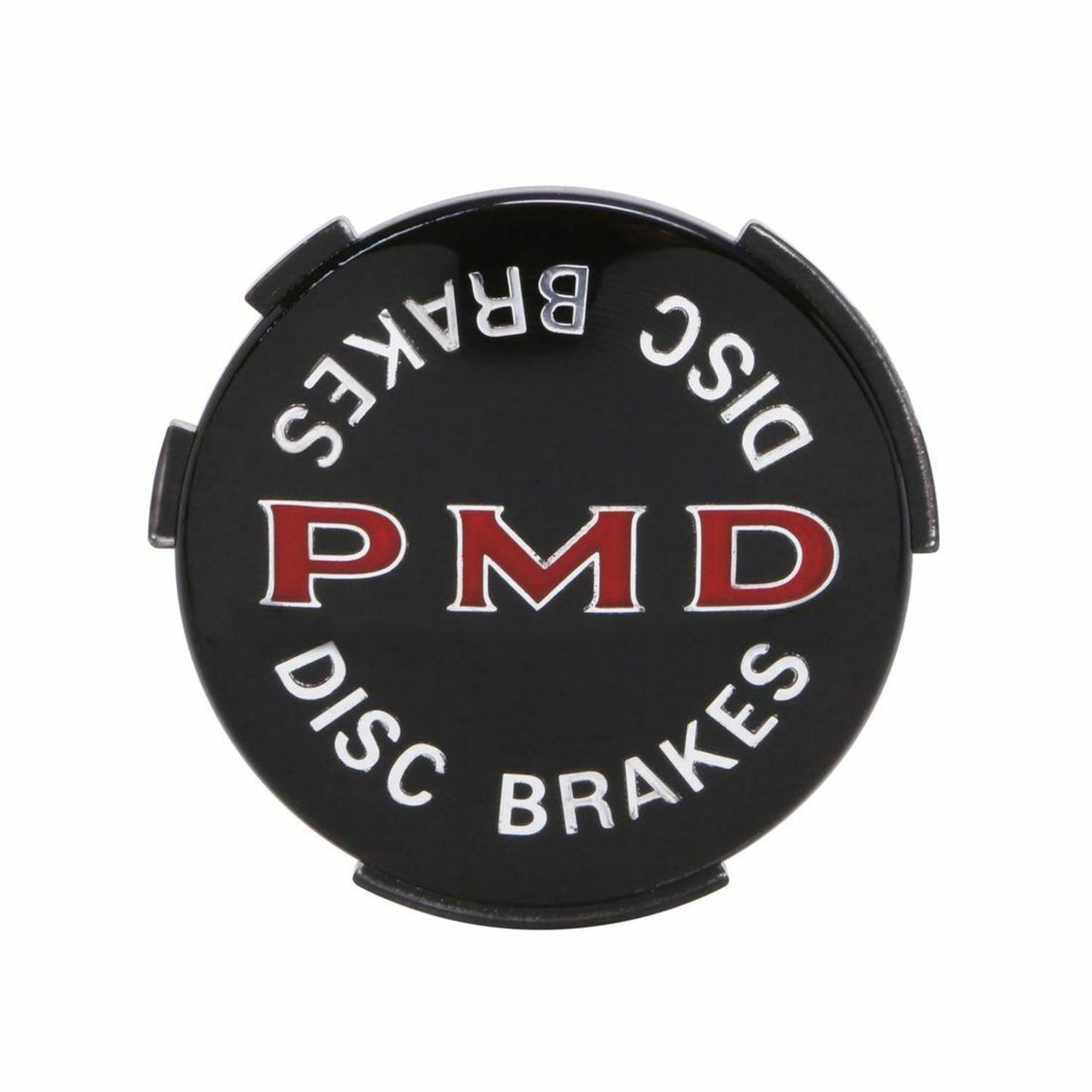 Trim Parts Pontiac Wheel Cover 2 7/16 Diameter Black Background Disk Brakes Emblem, Each - 8204