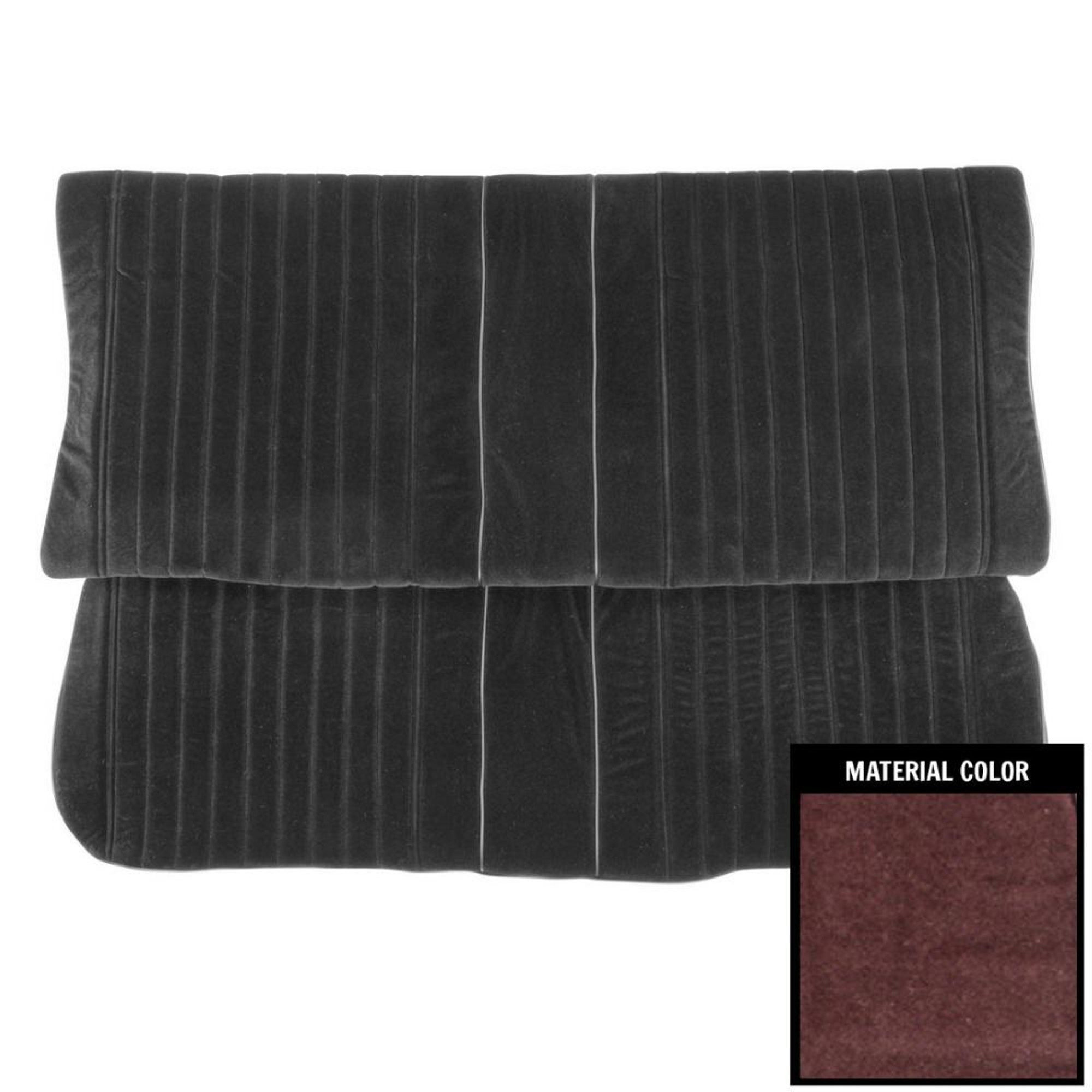  PUI Interiors 1986-1988 Chevrolet Monte Carlo Hardtop Maroon Cloth Rear Bench Seat Cover - (86MSC01C) 