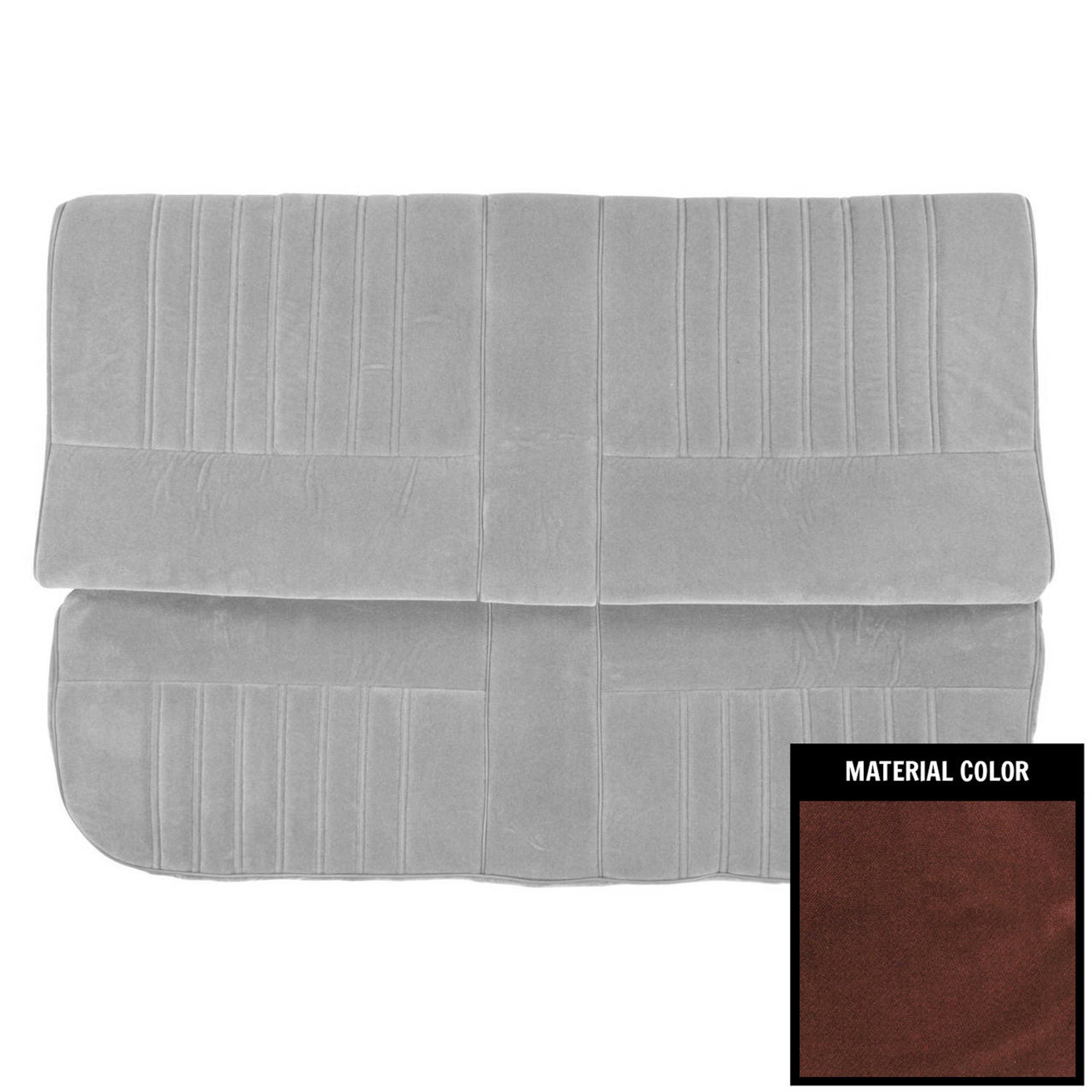 PUI Interiors 1987 Buick Regal Hardtop Dark Red Rear Bench Seat Cover - 87US01C