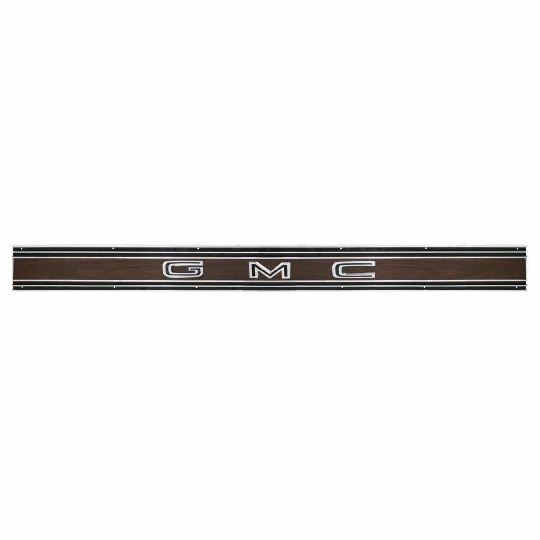 Trim Parts 1969-72 GMC Truck Woodgrain Tailgate Panel Assembly W/Fasteners, Each - 9819