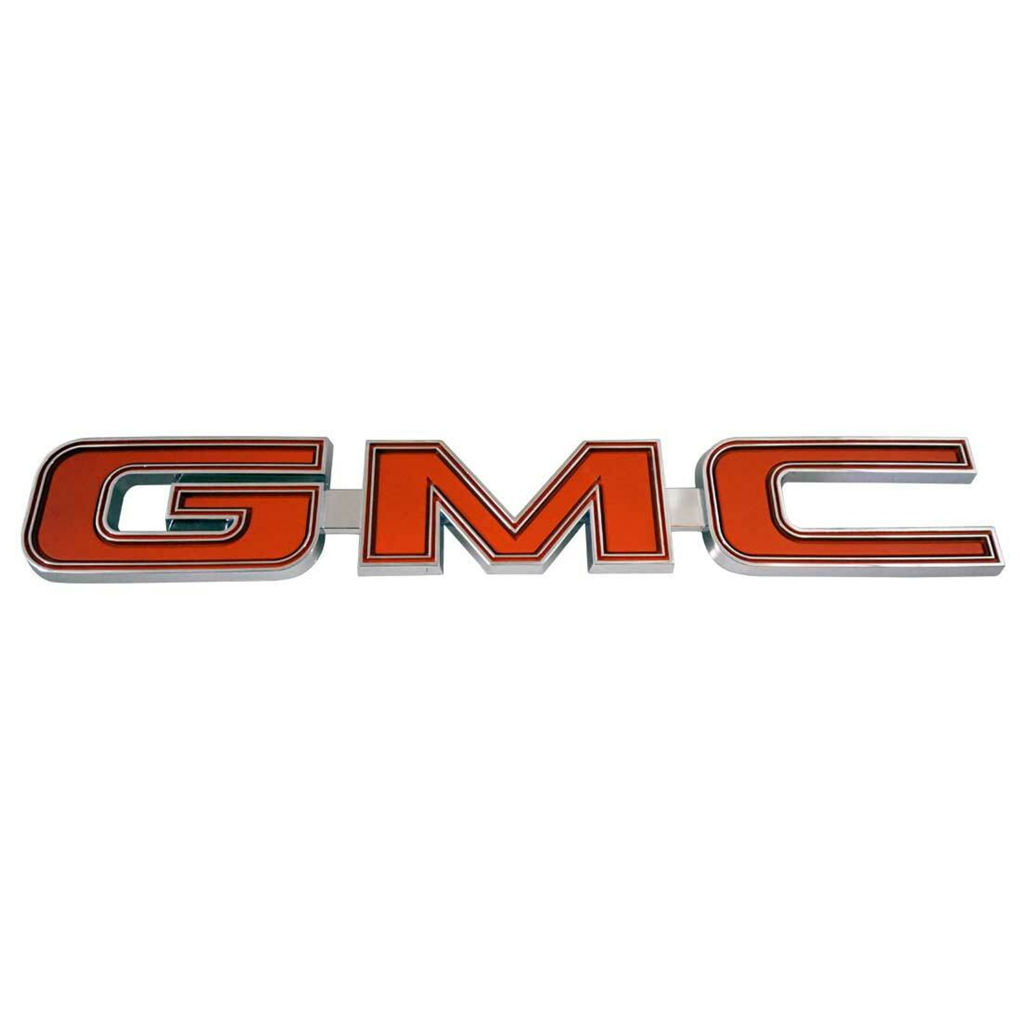 Trim Parts 1975-80 GMC Truck/Jimmy Tailgate Trim Panel Emblem W/Fasteners, Each - 9872