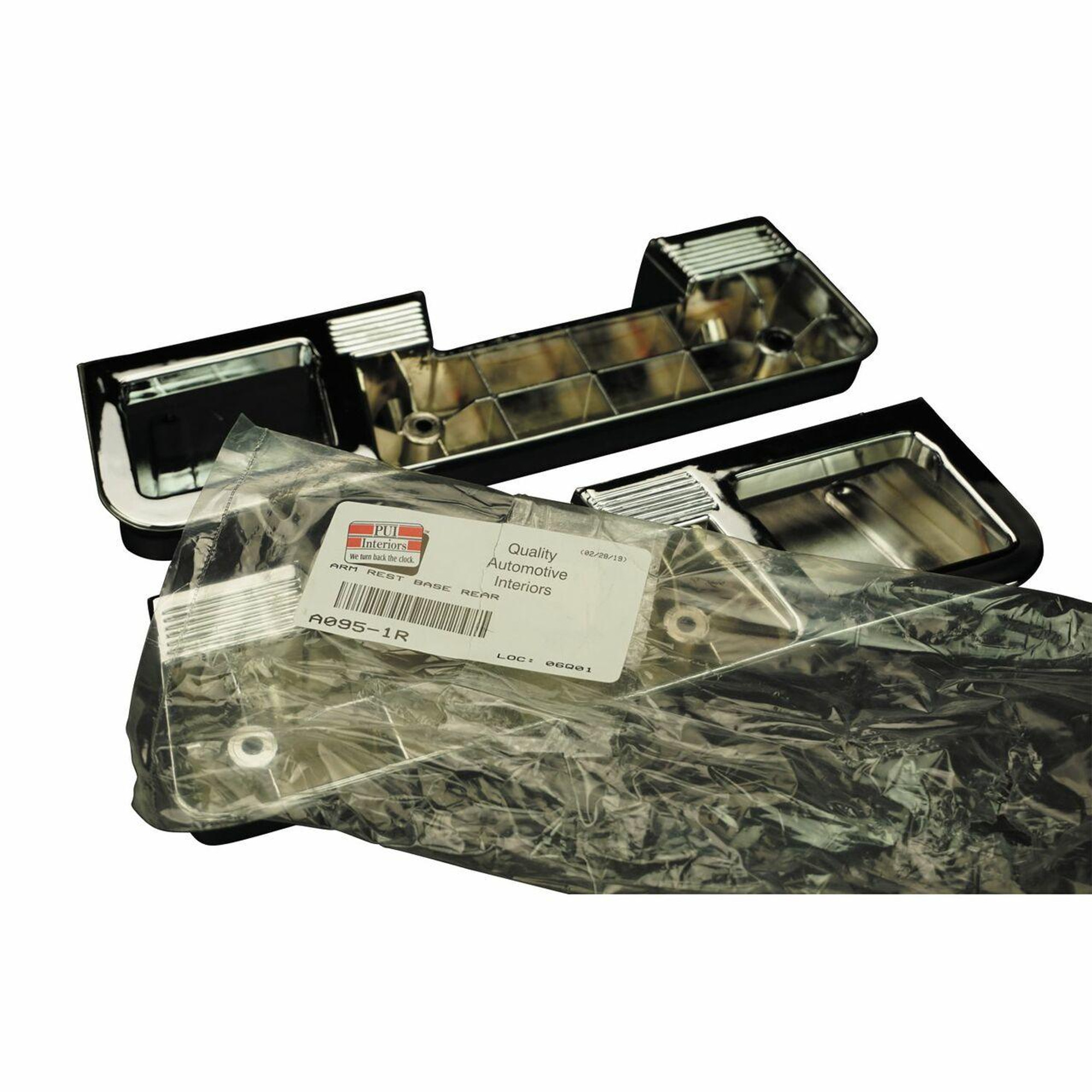 PUI Interiors 1964-1967 Chevelle/GTO/Bel Air Rear Armrest Bases - A095-1R