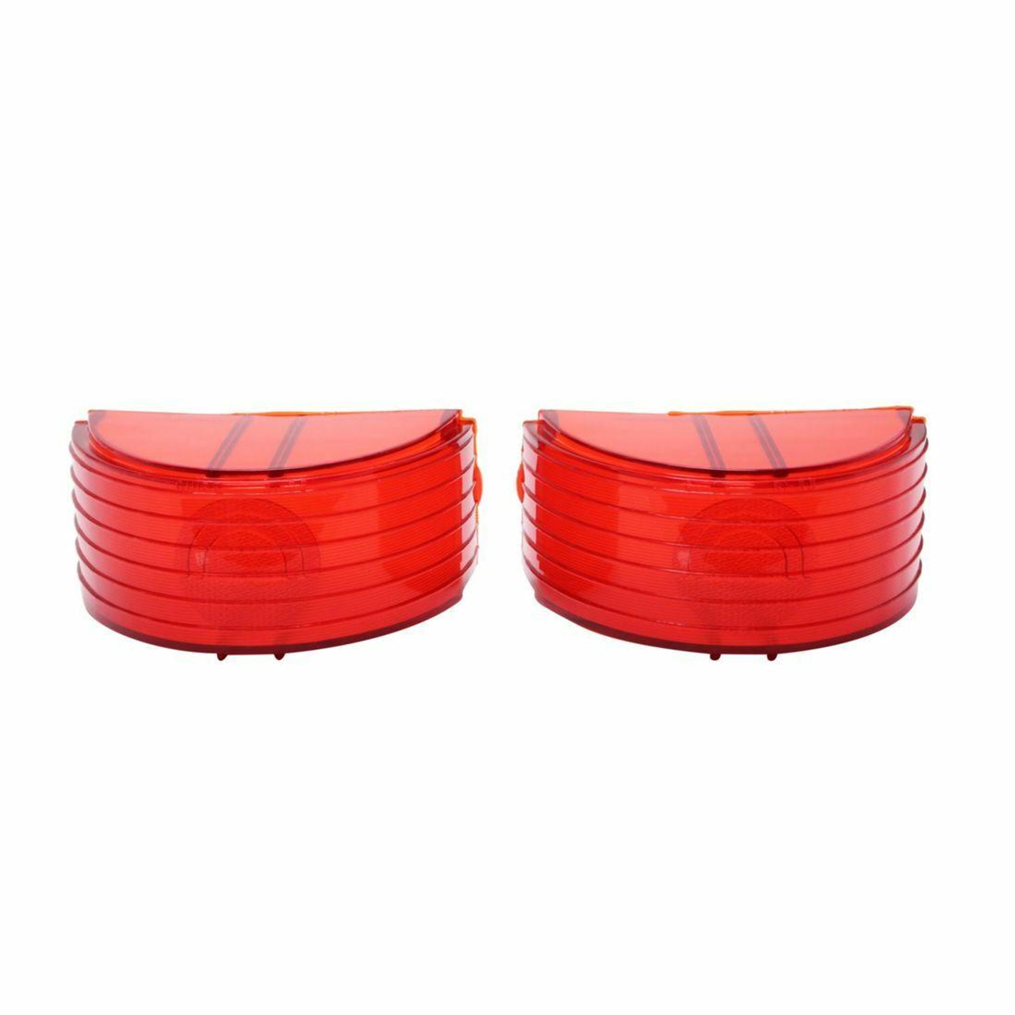 Trim Parts 1955 Chevrolet Full Size Cars Red Back Up Light Lens, Pair - A1023