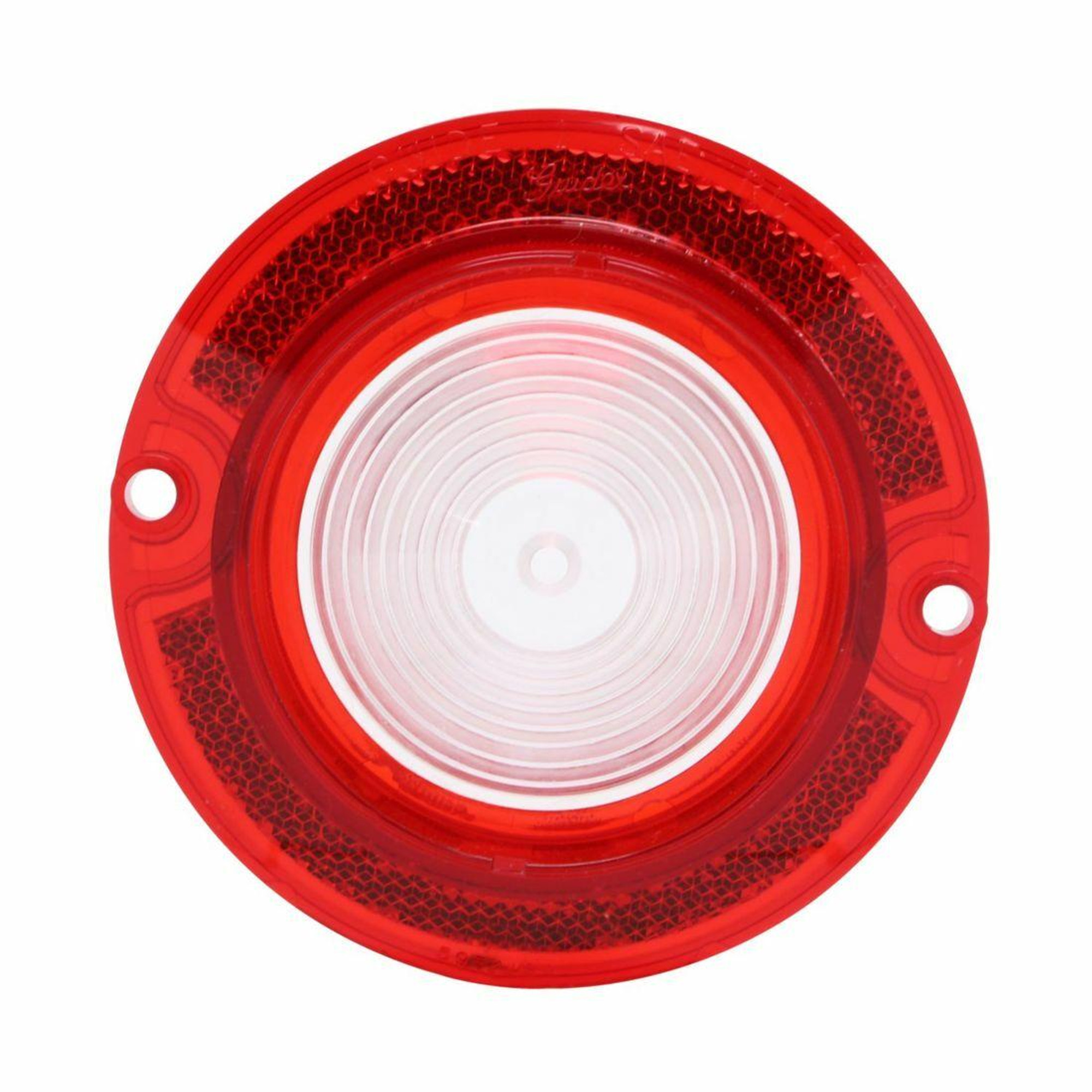 Trim Parts 1963 Chevrolet Full Size Car Red Back Up Light Lens W/O Trim, Each - A2260