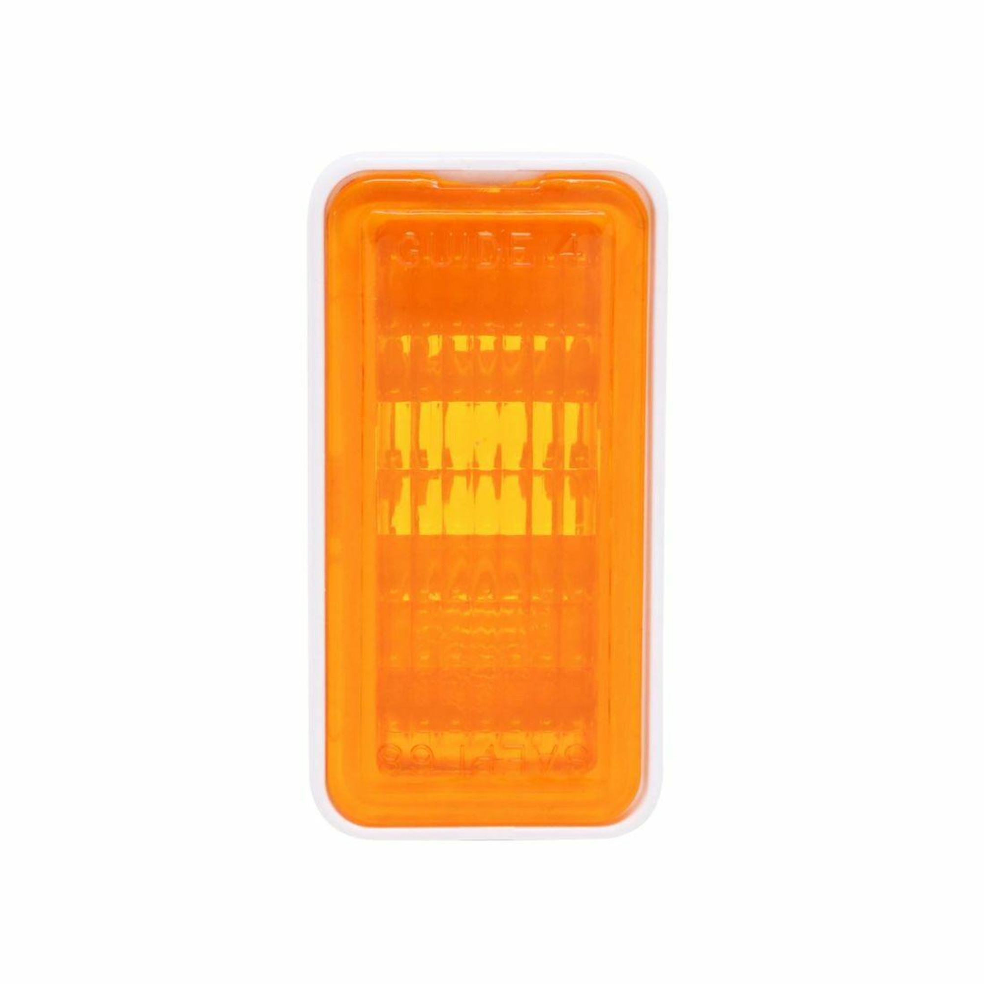 Trim Parts 1969 GM Full Size Car/El Camino Amber Front Marker Light Assembly, Each - A3071
