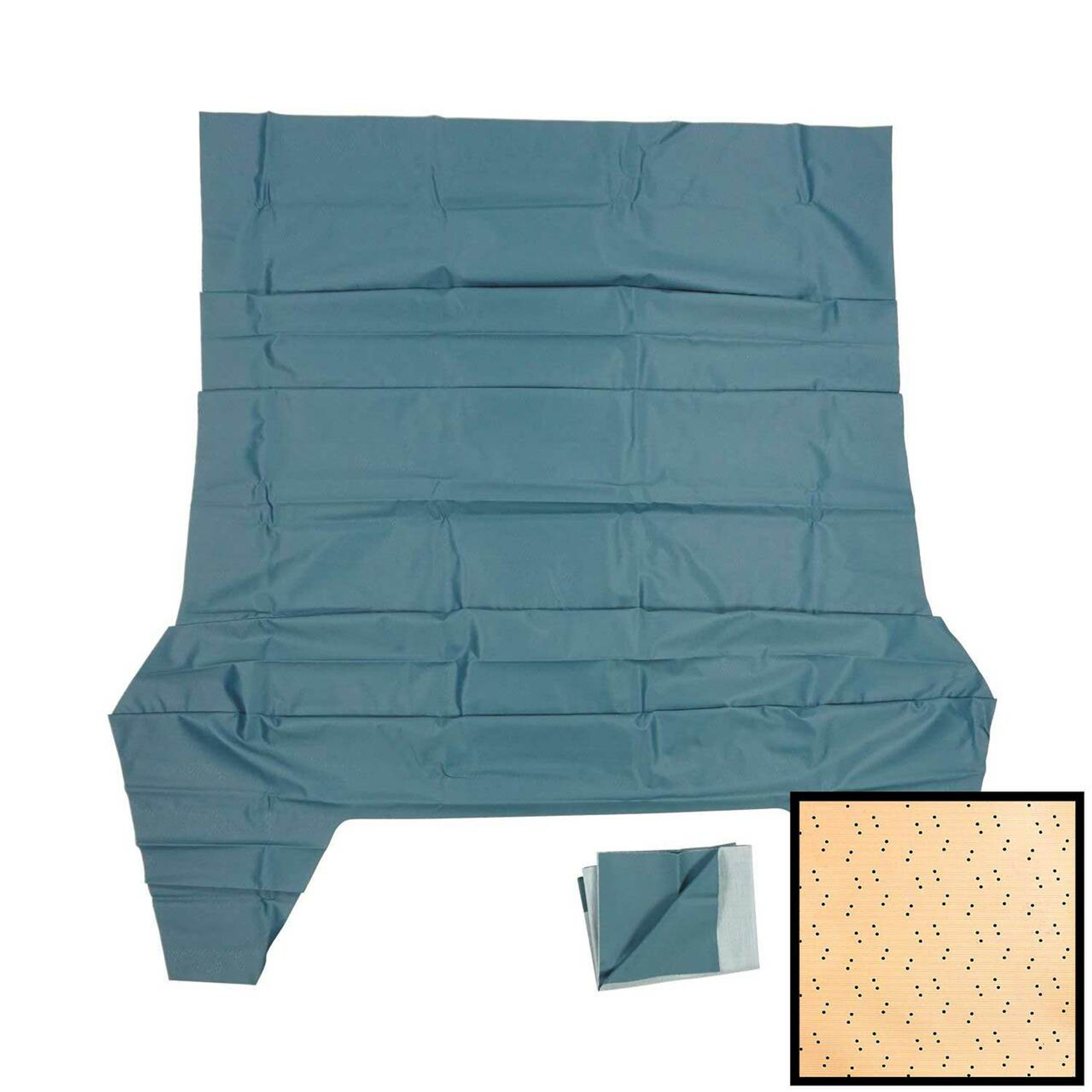 PUI Interiors 1970-1974 Dodge Challenger 4-Bow White Perforated Headliner - AH756101